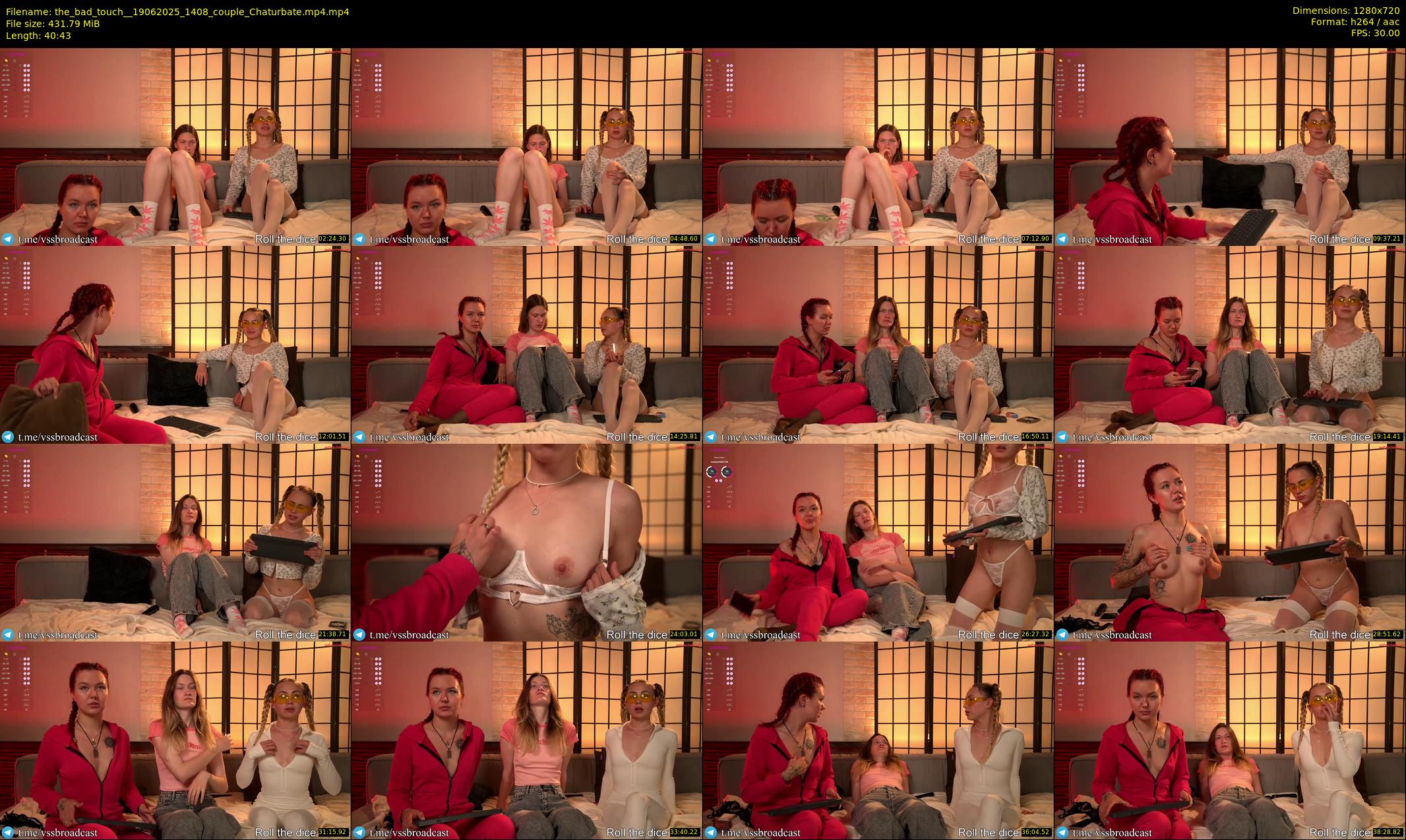 the_bad_touch_ — 41 minute Chaturbate couple cam show recording, 720p, Jun 19, 2025