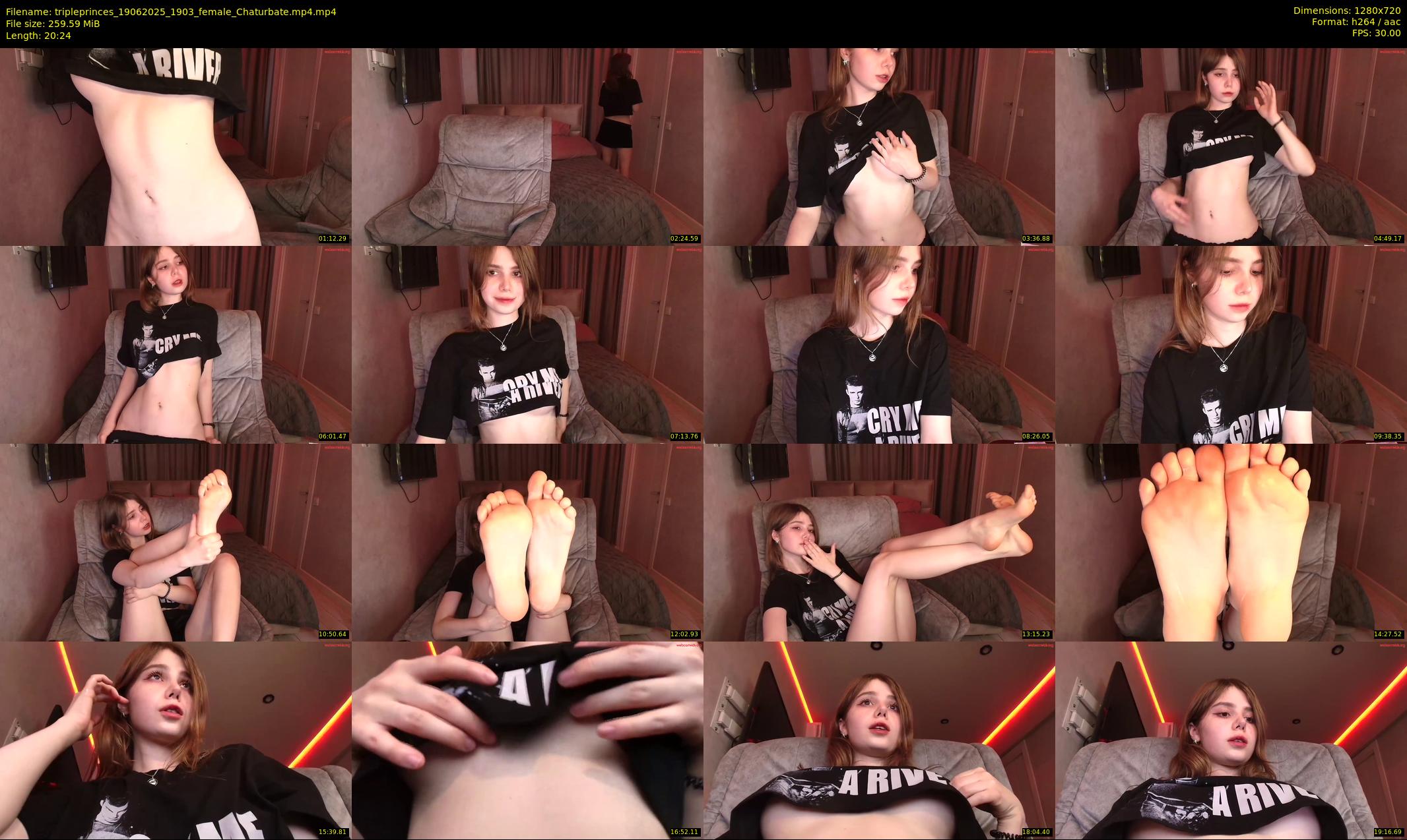 tripleprinces — 21 minute Chaturbate female cam show recording, 720p, Jun 19, 2025