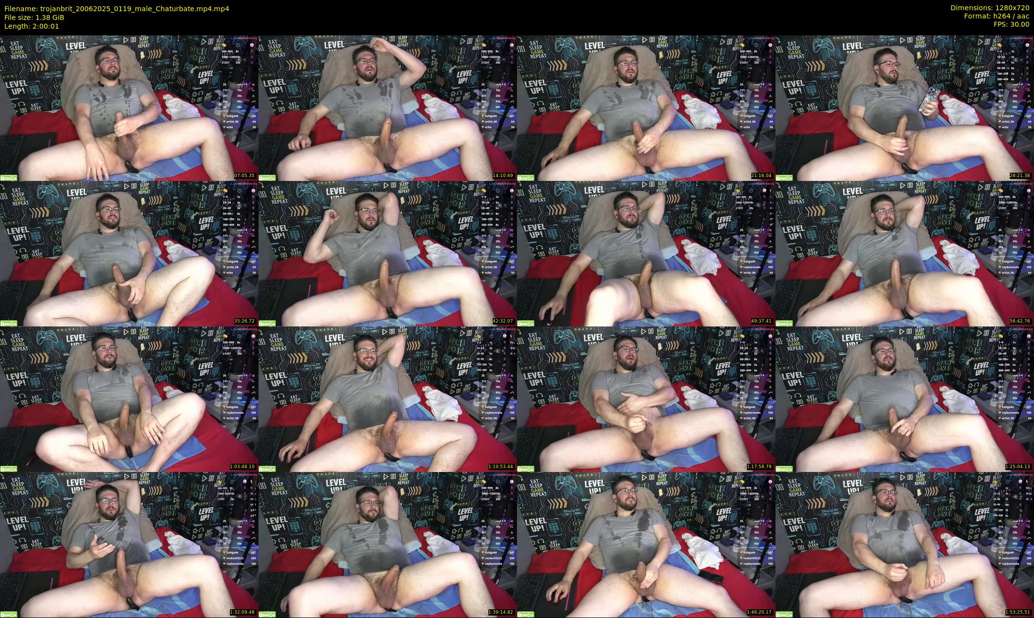 trojanbrit — 121 minute Chaturbate male cam show recording, 720p, Jun 20, 2025