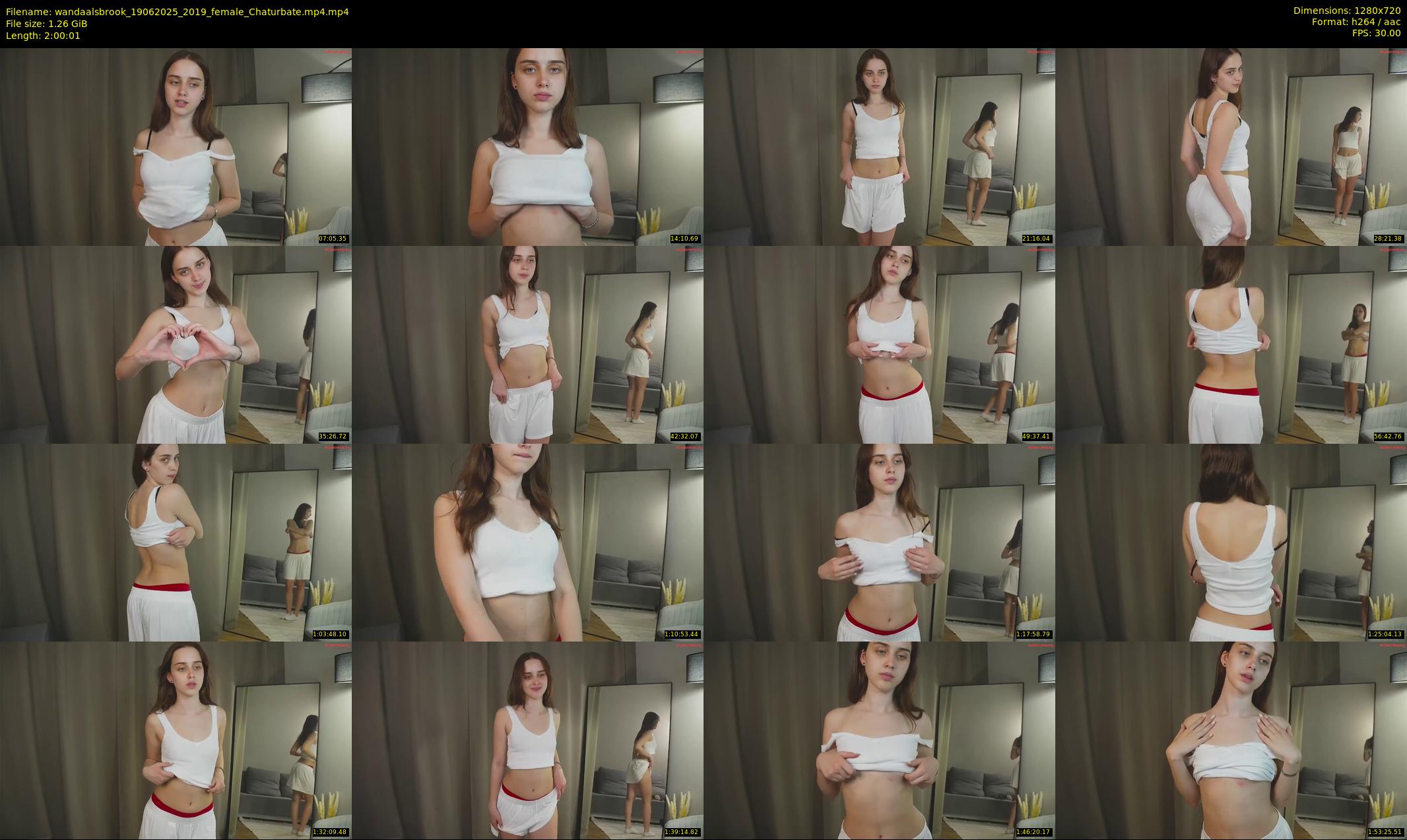 wandaalsbrook — 121 minute Chaturbate female cam show recording, 720p, Jun 19, 2025