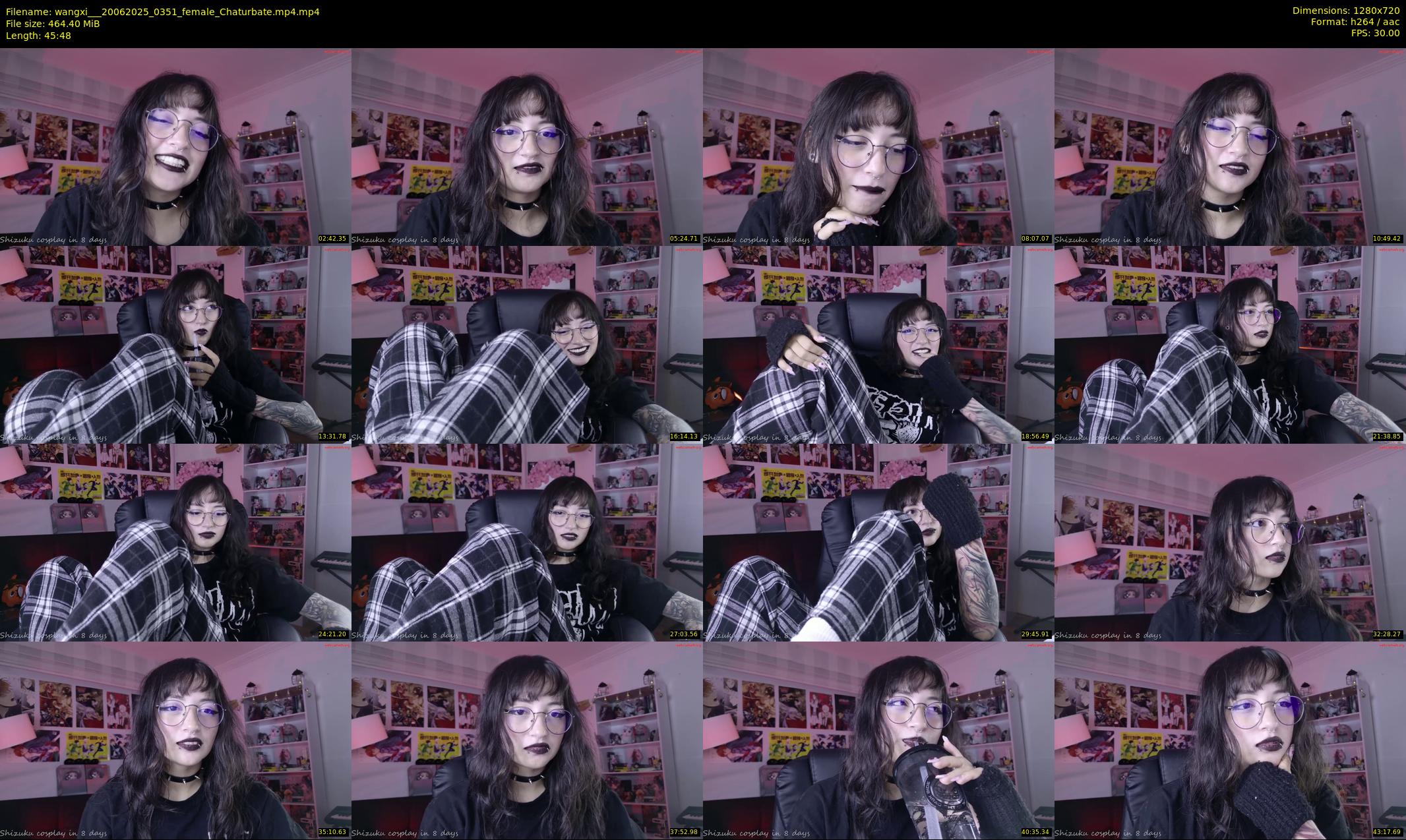 wangxi__ — 46 minute Chaturbate female cam show recording, 720p, Jun 20, 2025