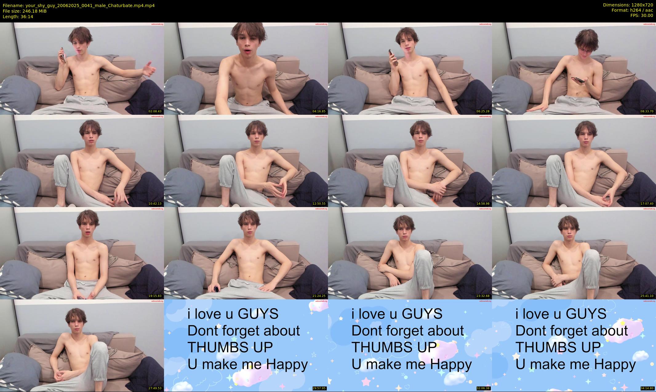 your_shy_guy — 37 minute Chaturbate male cam show recording, 720p, Jun 20, 2025