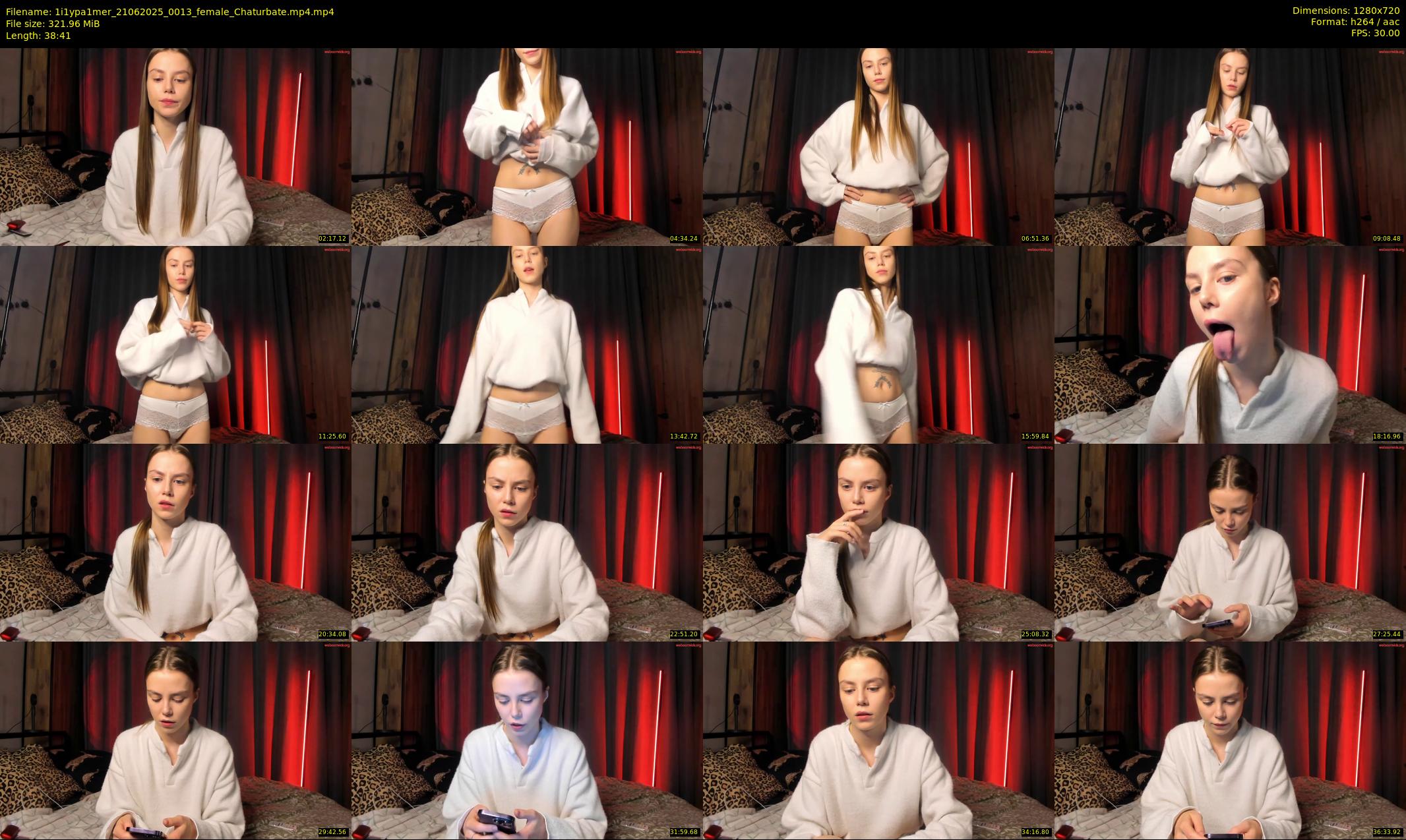 1i1ypa1mer — 39 minute Chaturbate female cam show recording, 720p, Jun 21, 2025