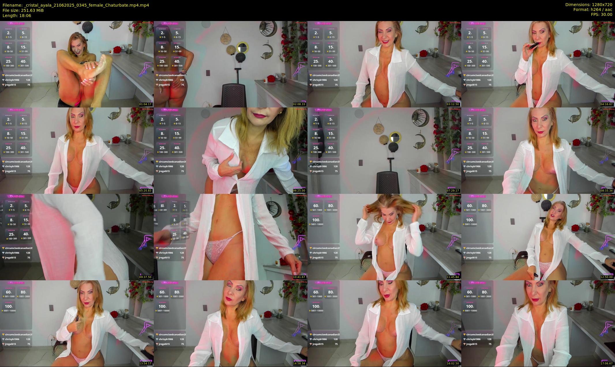 _cristal_ayala — 19 minute Chaturbate female cam show recording, 720p, Jun 21, 2025