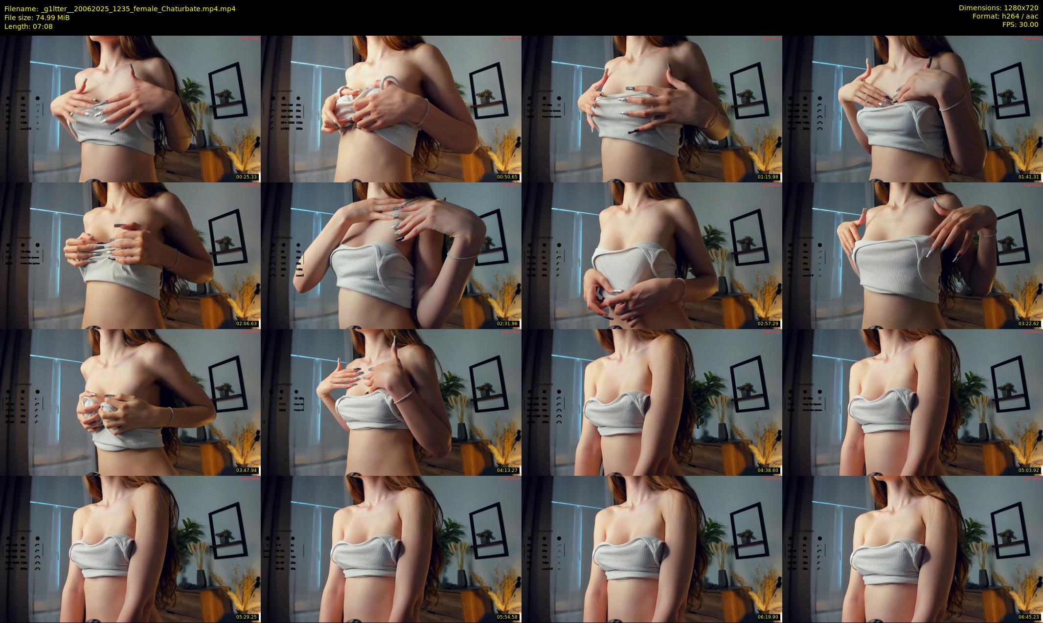 _g1ltter_ — 8 minute Chaturbate female cam show recording, 720p, Jun 20, 2025