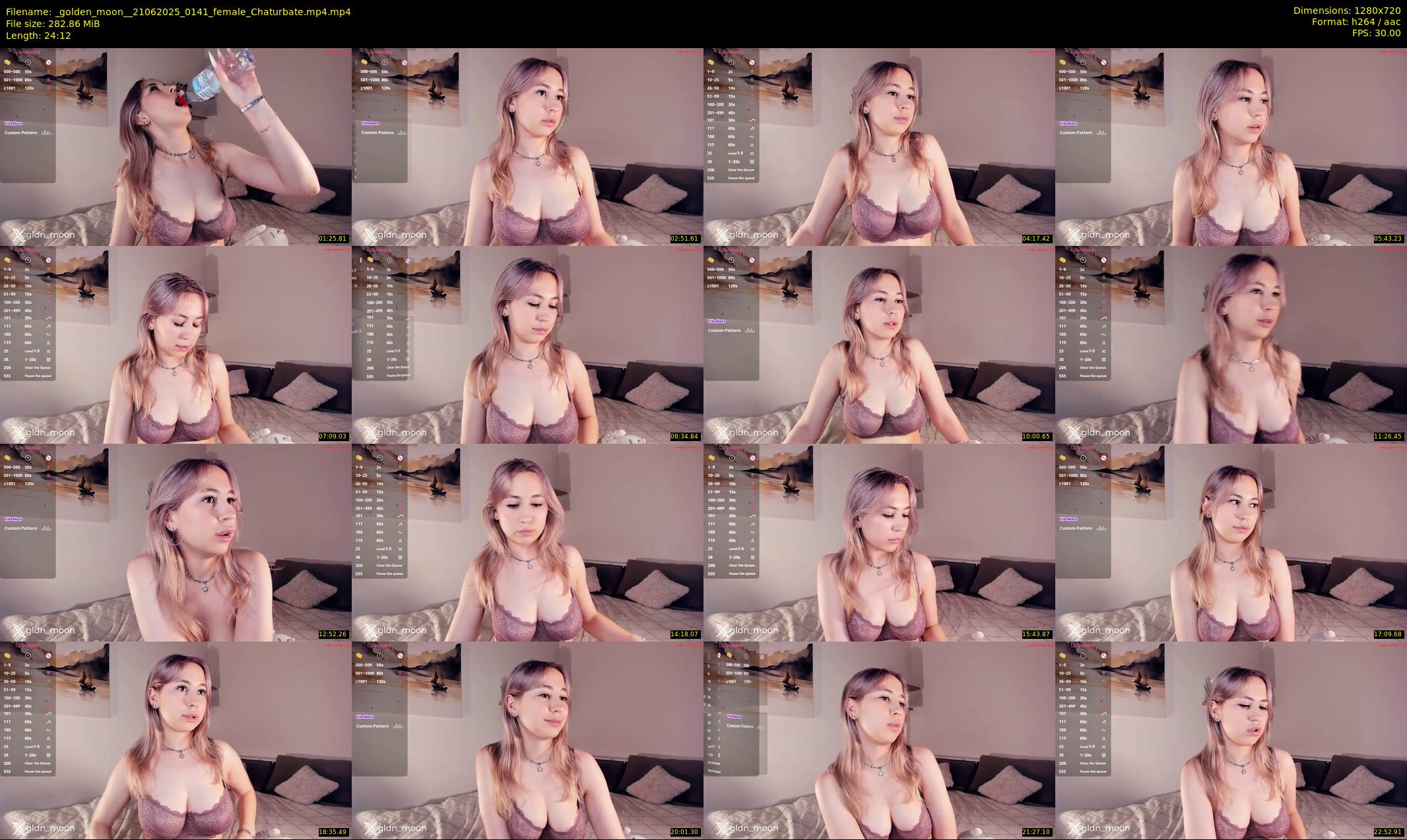 _golden_moon_ — 25 minute Chaturbate female cam show recording, 720p, Jun 21, 2025