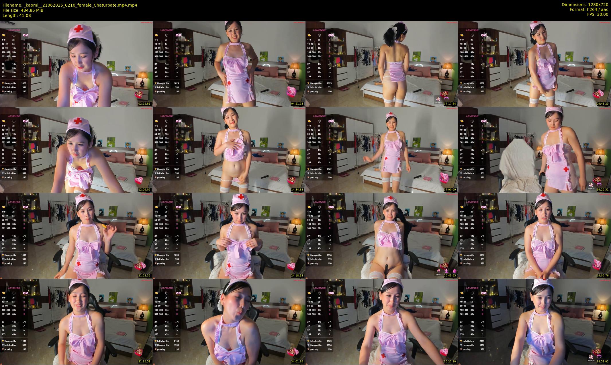 _kaomi_ — 42 minute Chaturbate female cam show recording, 720p, Jun 21, 2025