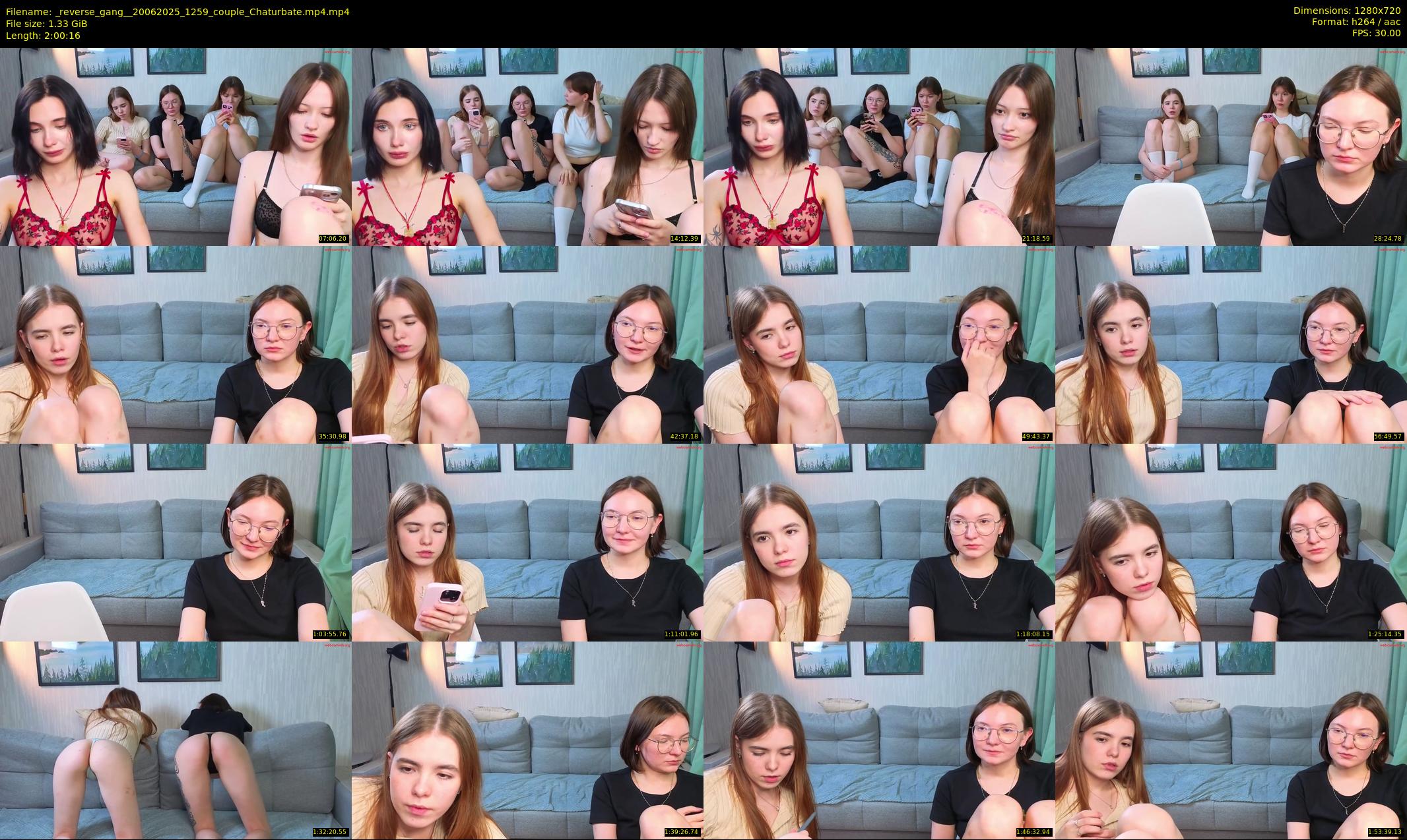 _reverse_gang_ — 121 minute Chaturbate couple cam show recording, 720p, Jun 20, 2025