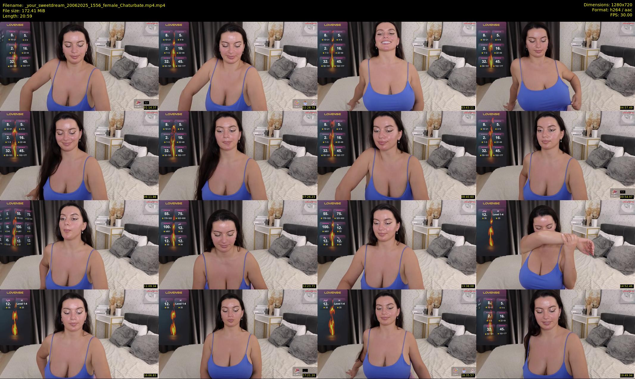 _your_sweetdream — 21 minute Chaturbate female cam show recording, 720p, Jun 20, 2025