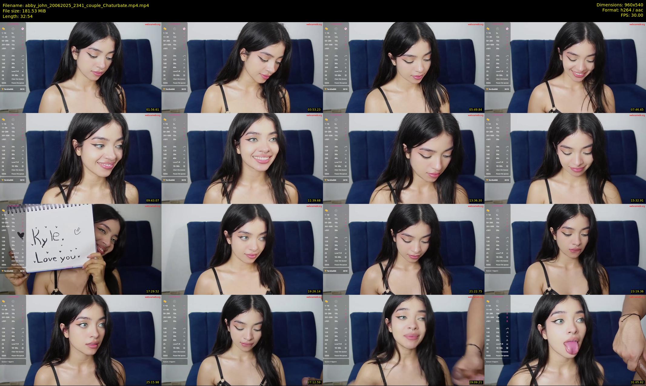 abby_john — 33 minute Chaturbate couple cam show recording, 480p, Jun 20, 2025