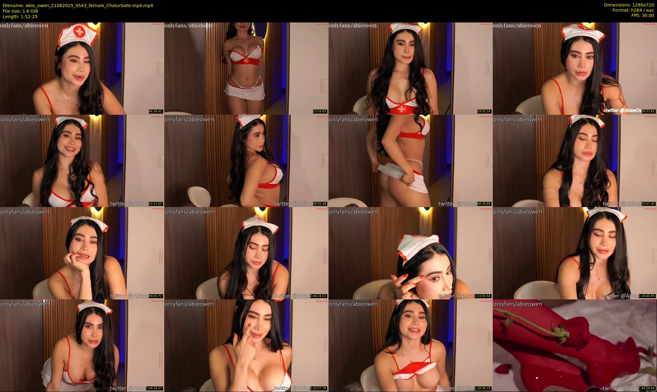 abie_owen — 113 minute Chaturbate female cam show recording, 720p, Jun 21, 2025