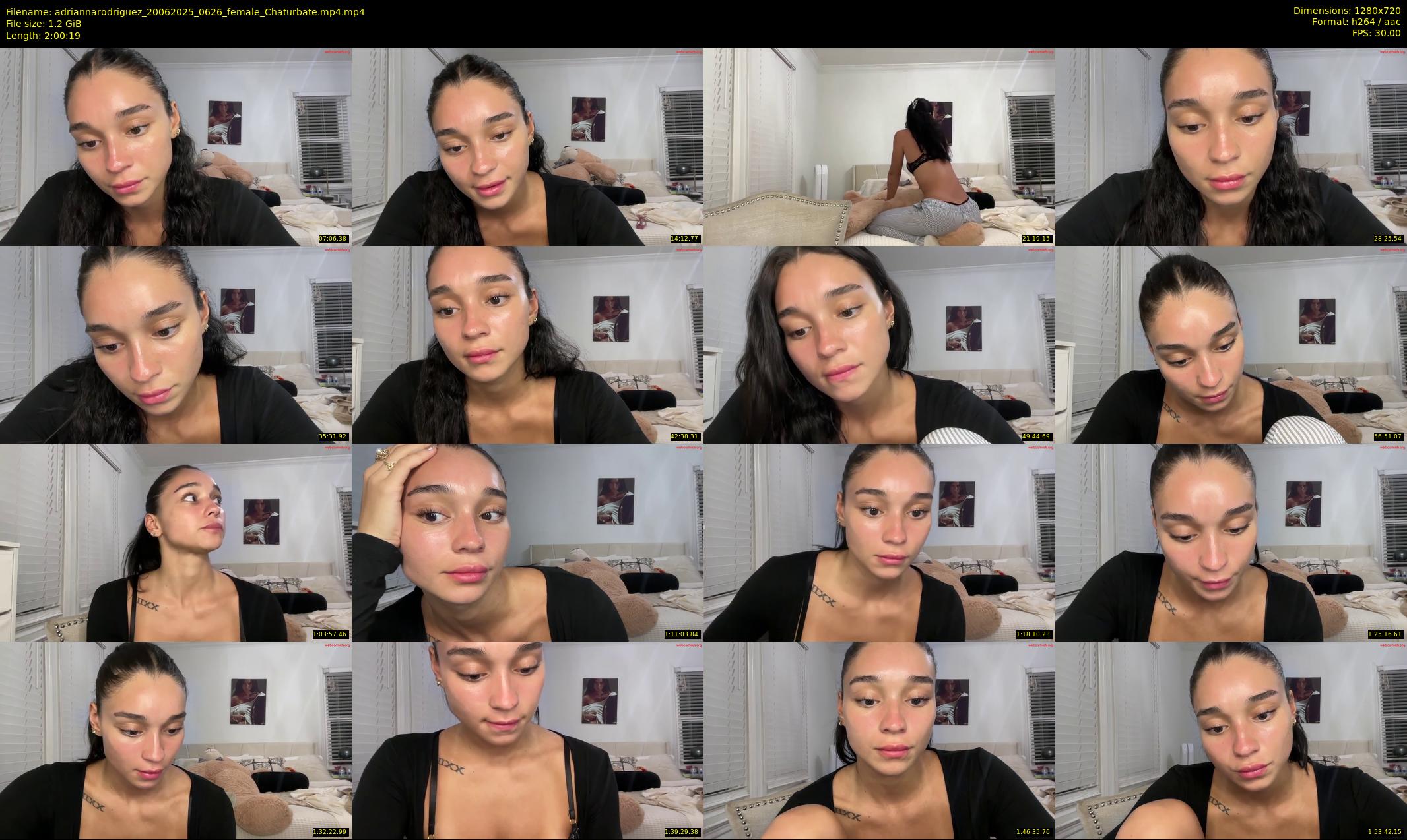adriannarodriguez — 121 minute Chaturbate female cam show recording, 720p, Jun 20, 2025