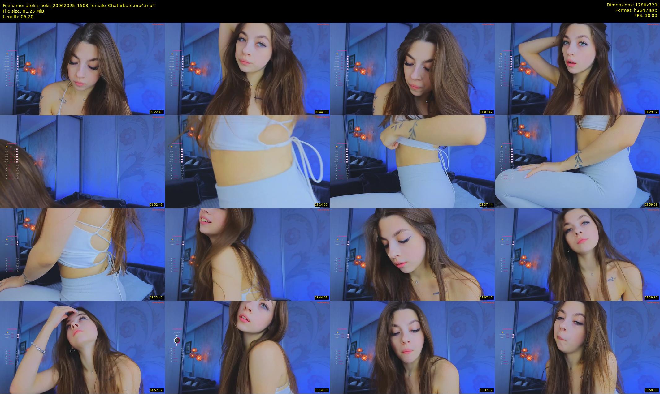 afelia_heks — 7 minute Chaturbate female cam show recording, 720p, Jun 20, 2025