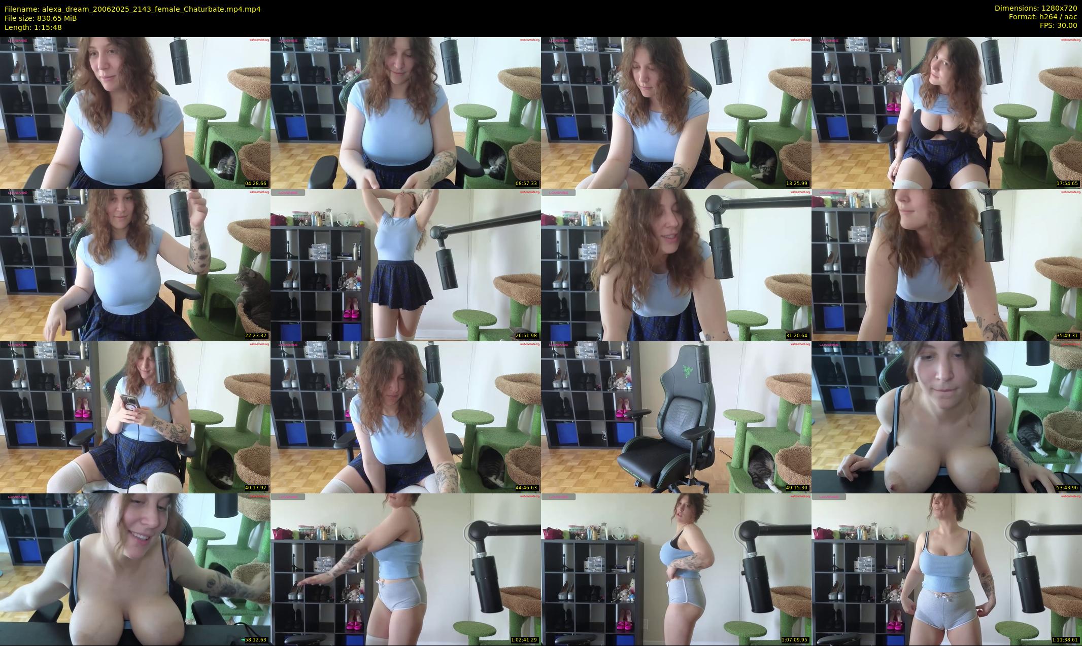 alexa_dream — 76 minute Chaturbate female cam show recording, 720p, Jun 20, 2025