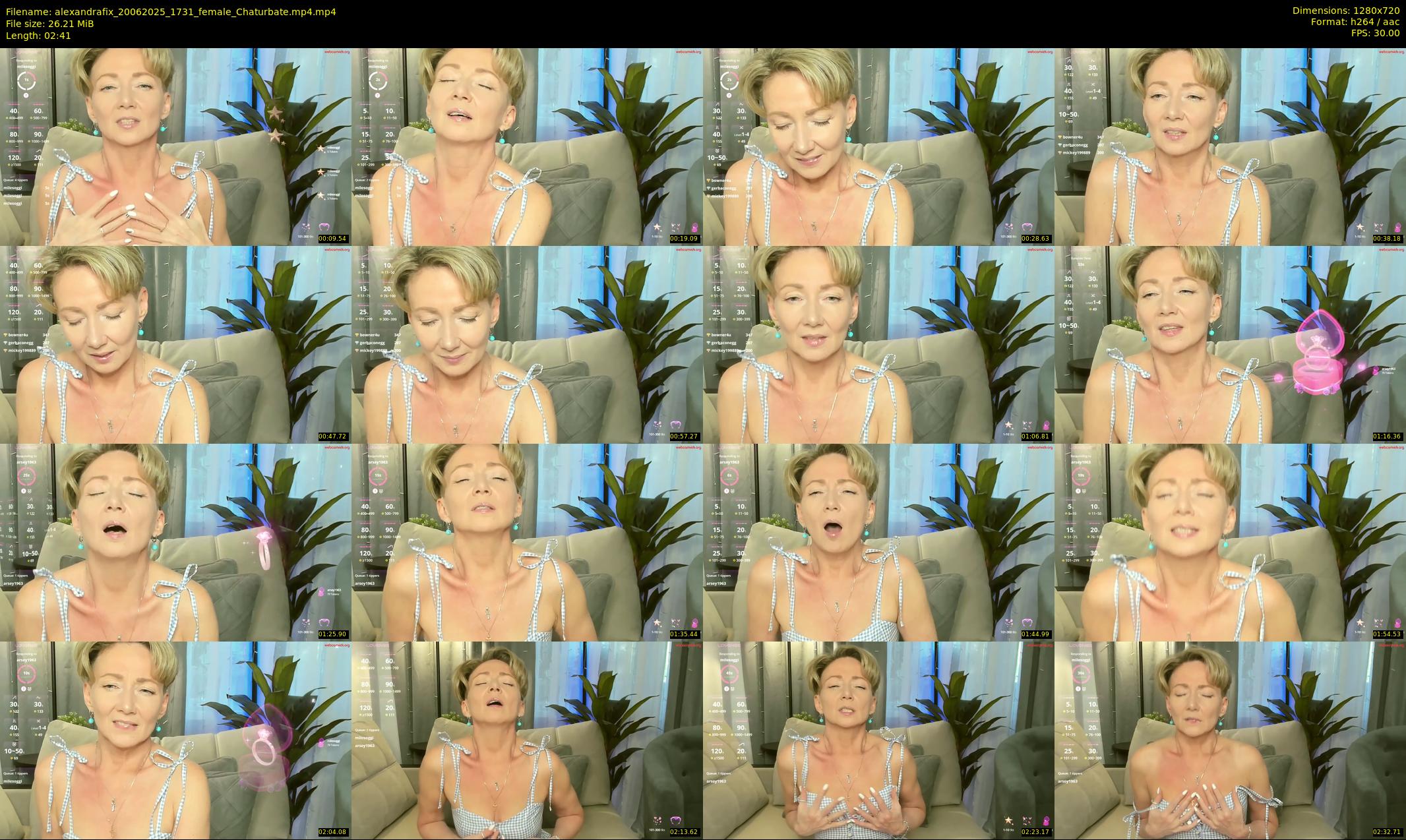 alexandrafix — 3 minute Chaturbate female cam show recording, 720p, Jun 20, 2025