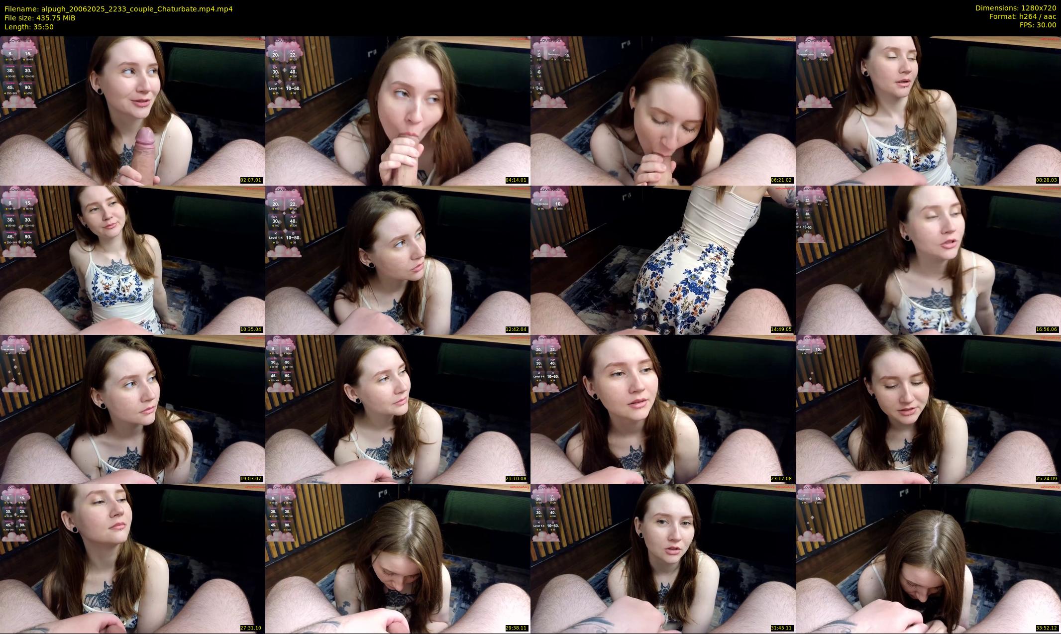 alpugh — 36 minute Chaturbate couple cam show recording, 720p, Jun 20, 2025