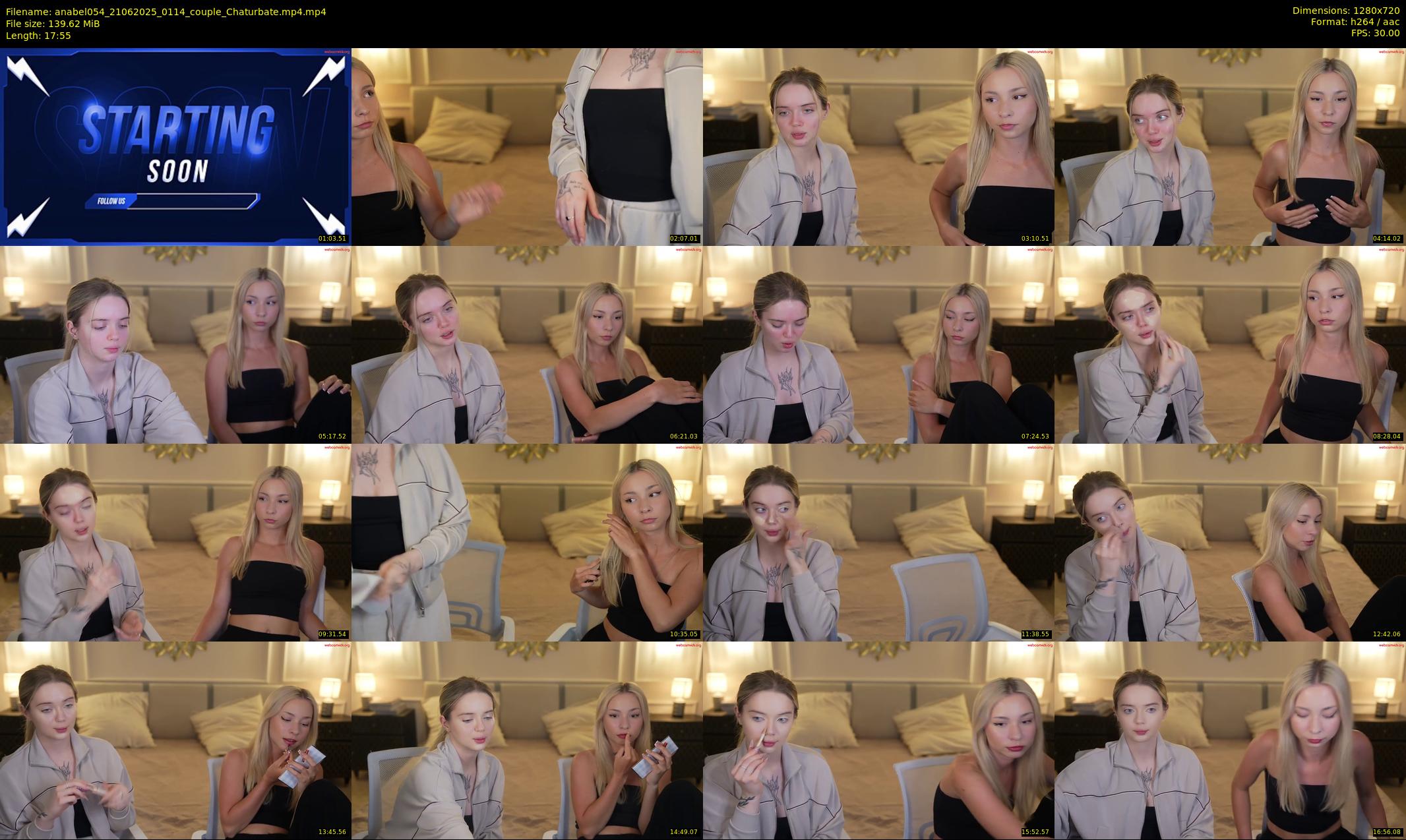 anabel054 — 18 minute Chaturbate female cam show recording, 720p, Jun 21, 2025