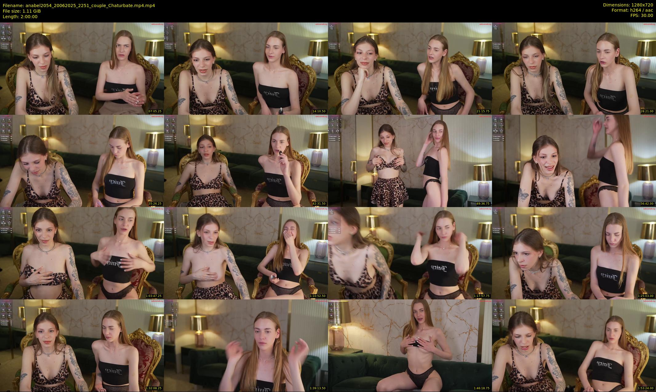 anabel2054 — 120 minute Chaturbate female cam show recording, 720p, Jun 20, 2025