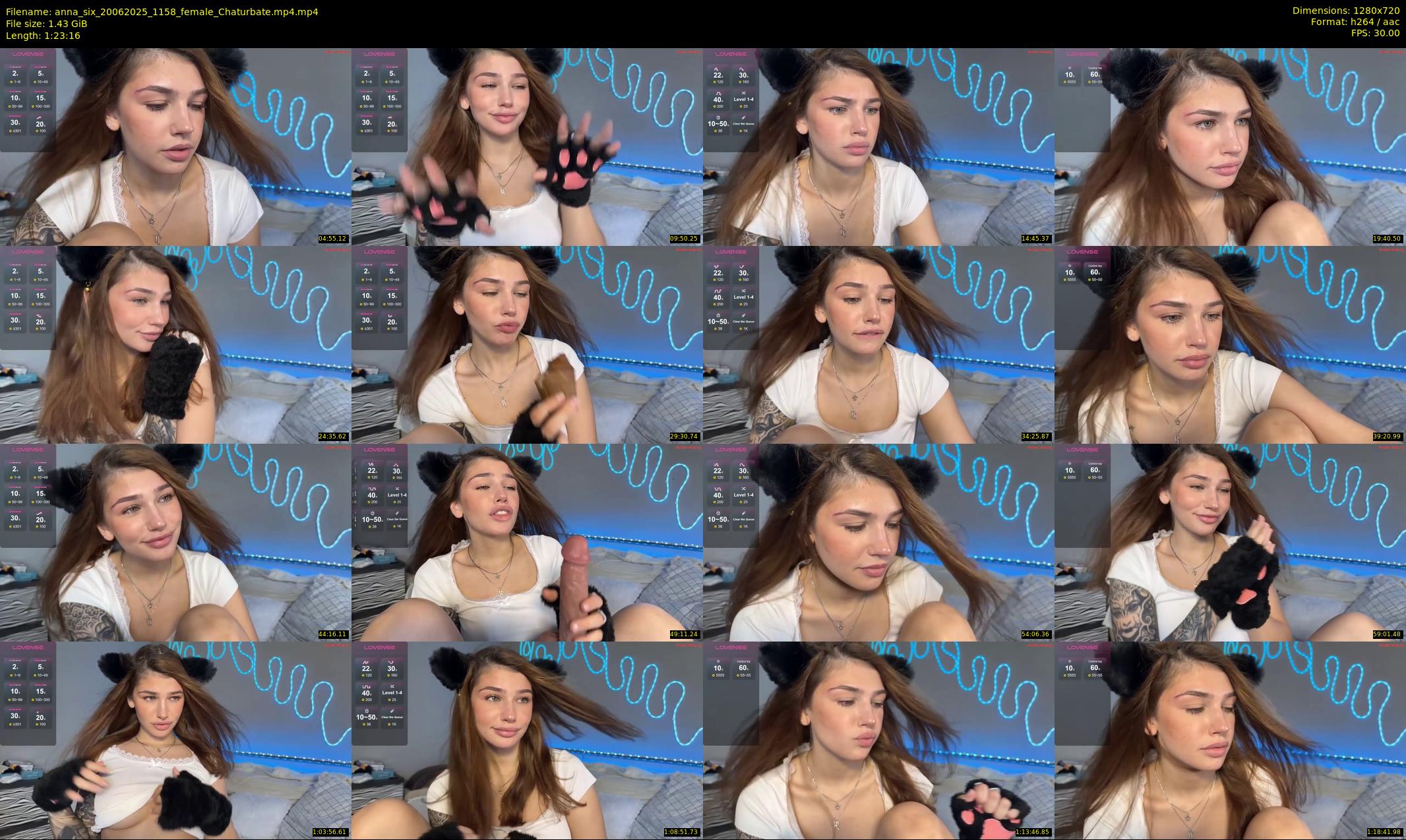 anna_six — 84 minute Chaturbate female cam show recording, 720p, Jun 20, 2025