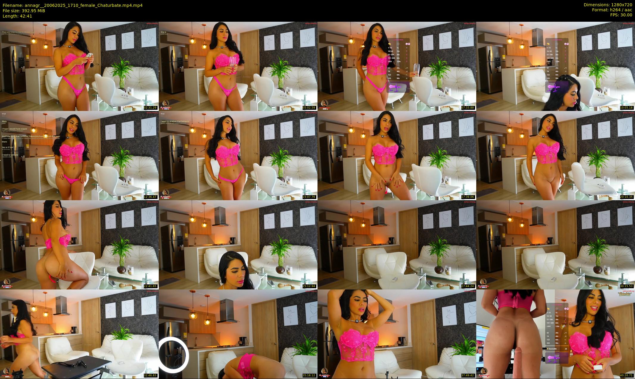 annagr_ — 43 minute Chaturbate female cam show recording, 720p, Jun 20, 2025
