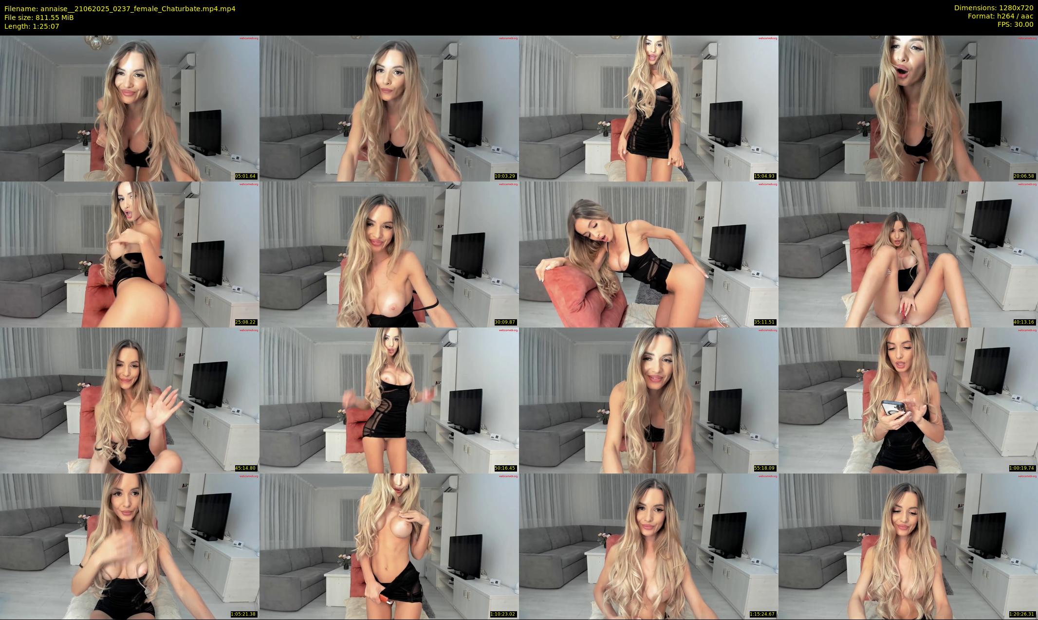 annaise_ — 86 minute Chaturbate female cam show recording, 720p, Jun 21, 2025