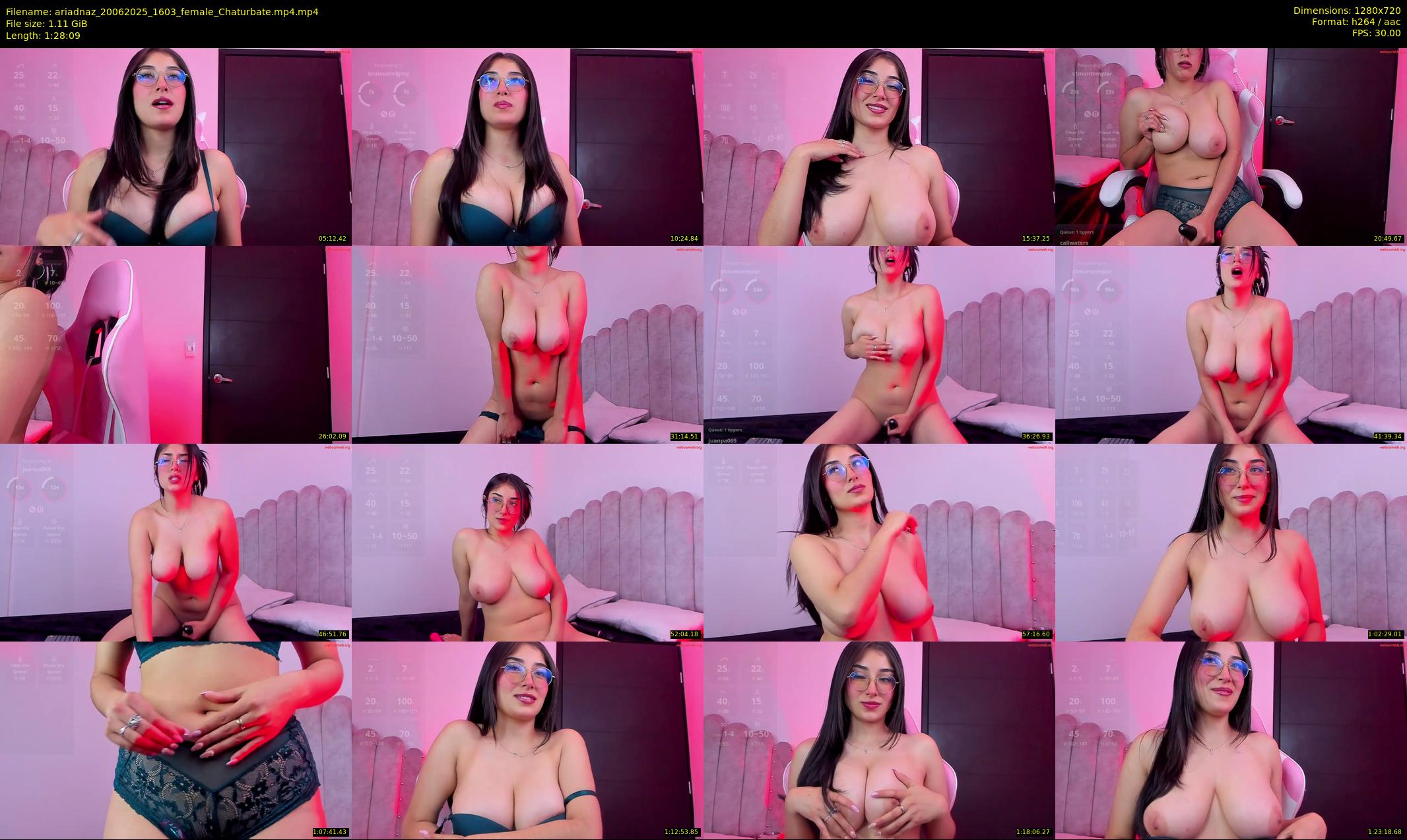 ariadnaz — 89 minute Chaturbate female cam show recording, 720p, Jun 20, 2025