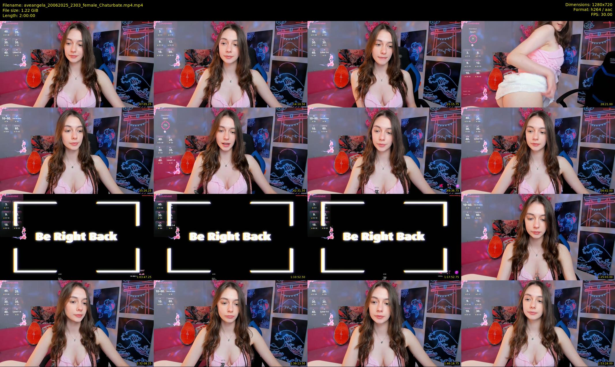 aveangela — 120 minute Chaturbate couple cam show recording, 720p, Jun 20, 2025