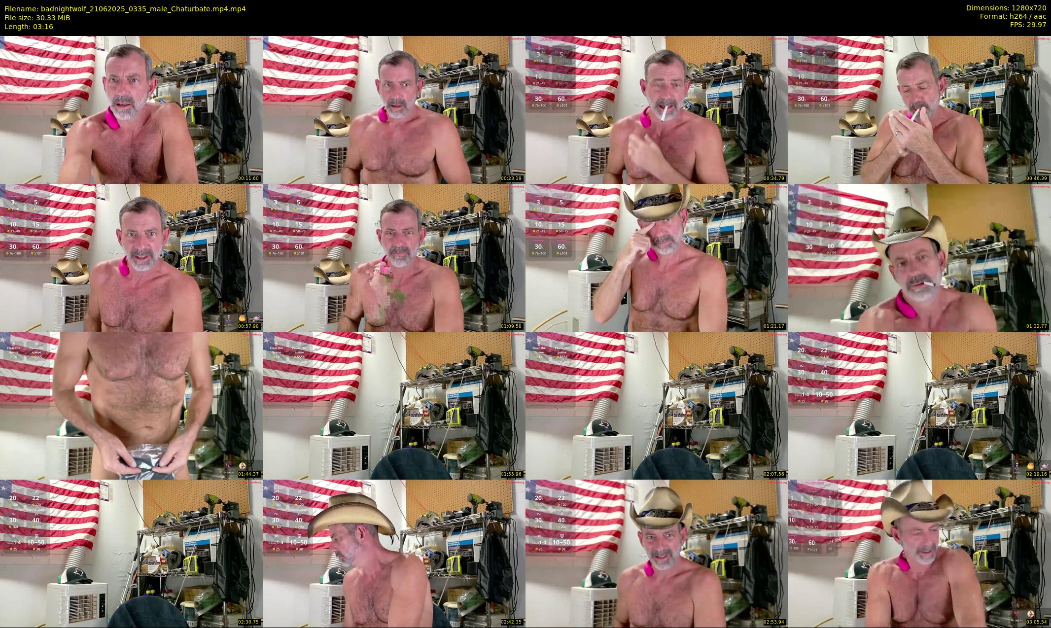 badnightwolf — 4 minute Chaturbate male cam show recording, 720p, Jun 21, 2025
