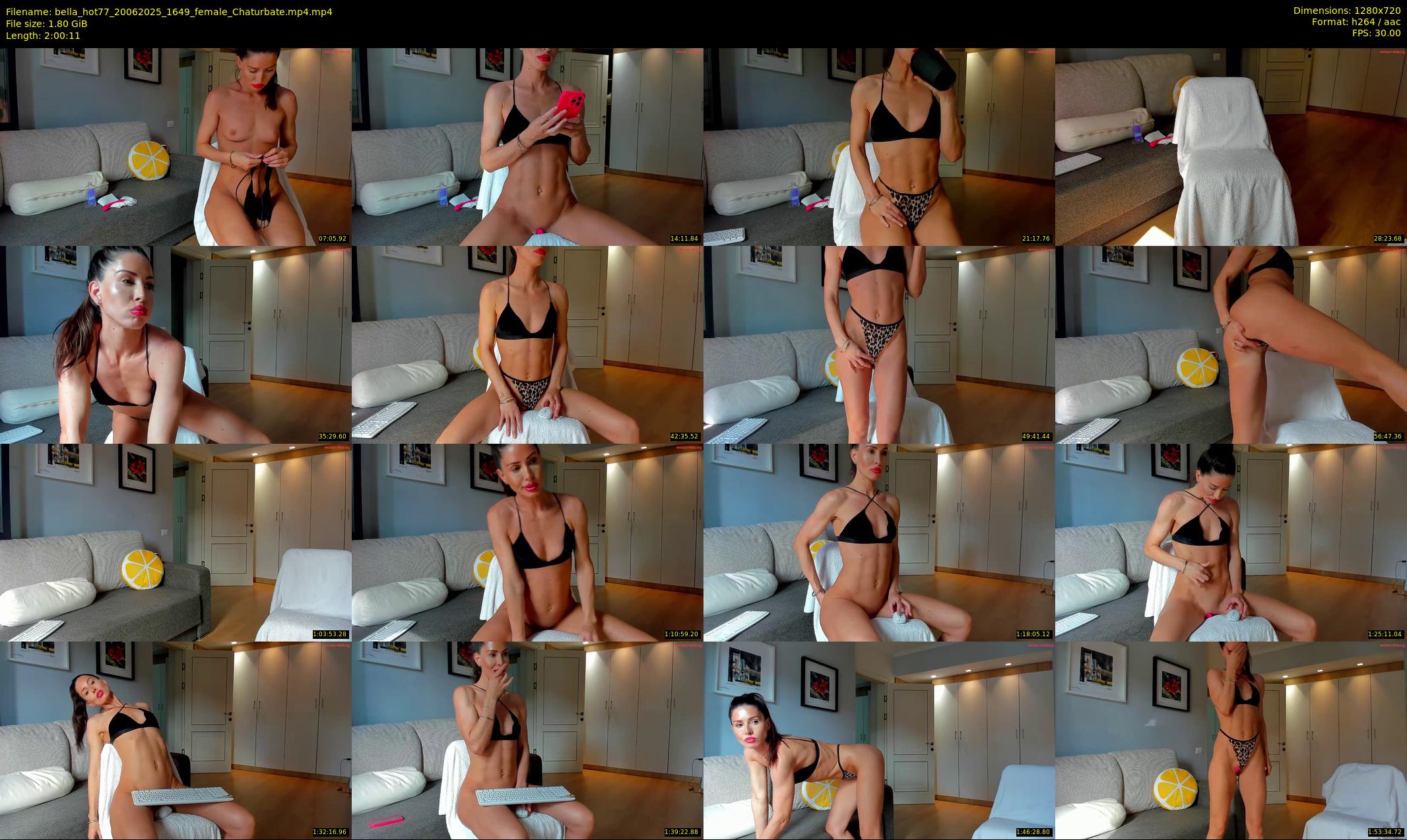 bella_hot77 — 121 minute Chaturbate female cam show recording, 720p, Jun 20, 2025