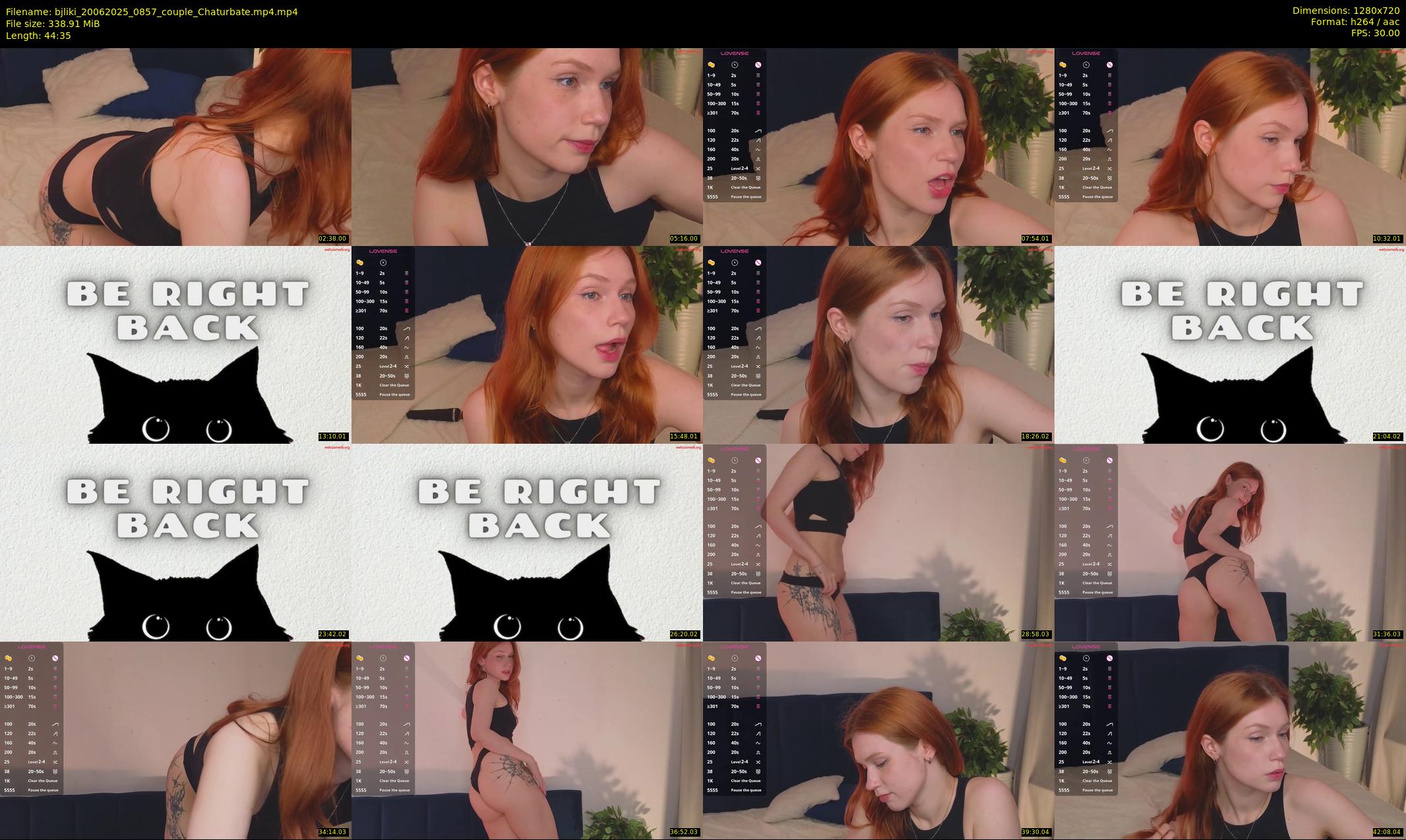 bjliki — 45 minute Chaturbate couple cam show recording, 720p, Jun 20, 2025