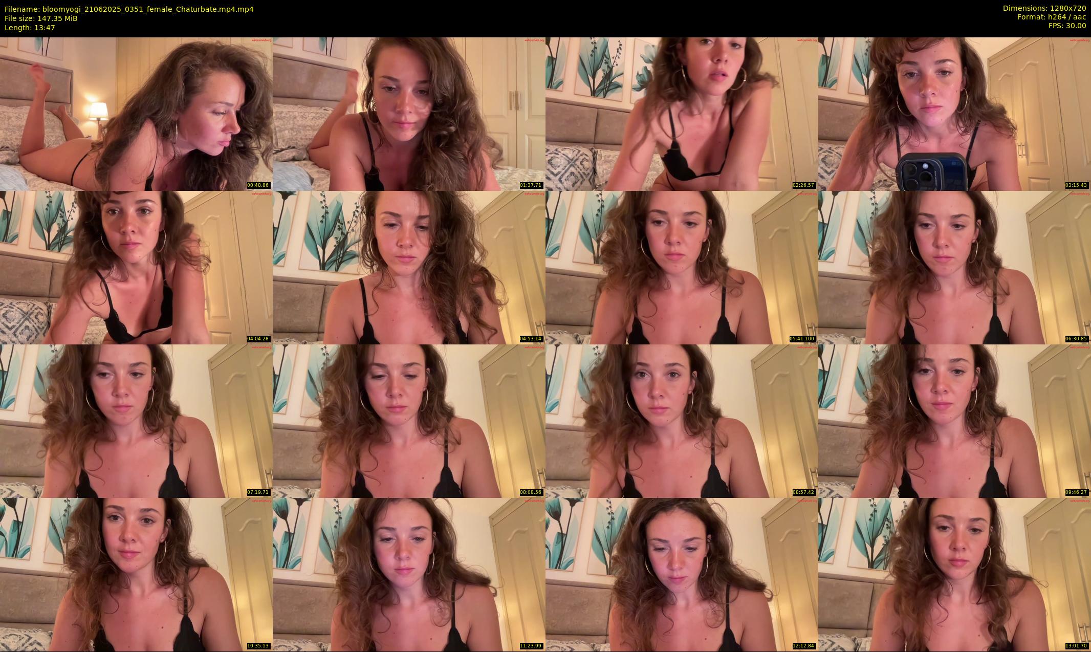 bloomyogi — 14 minute Chaturbate female cam show recording, 720p, Jun 21, 2025