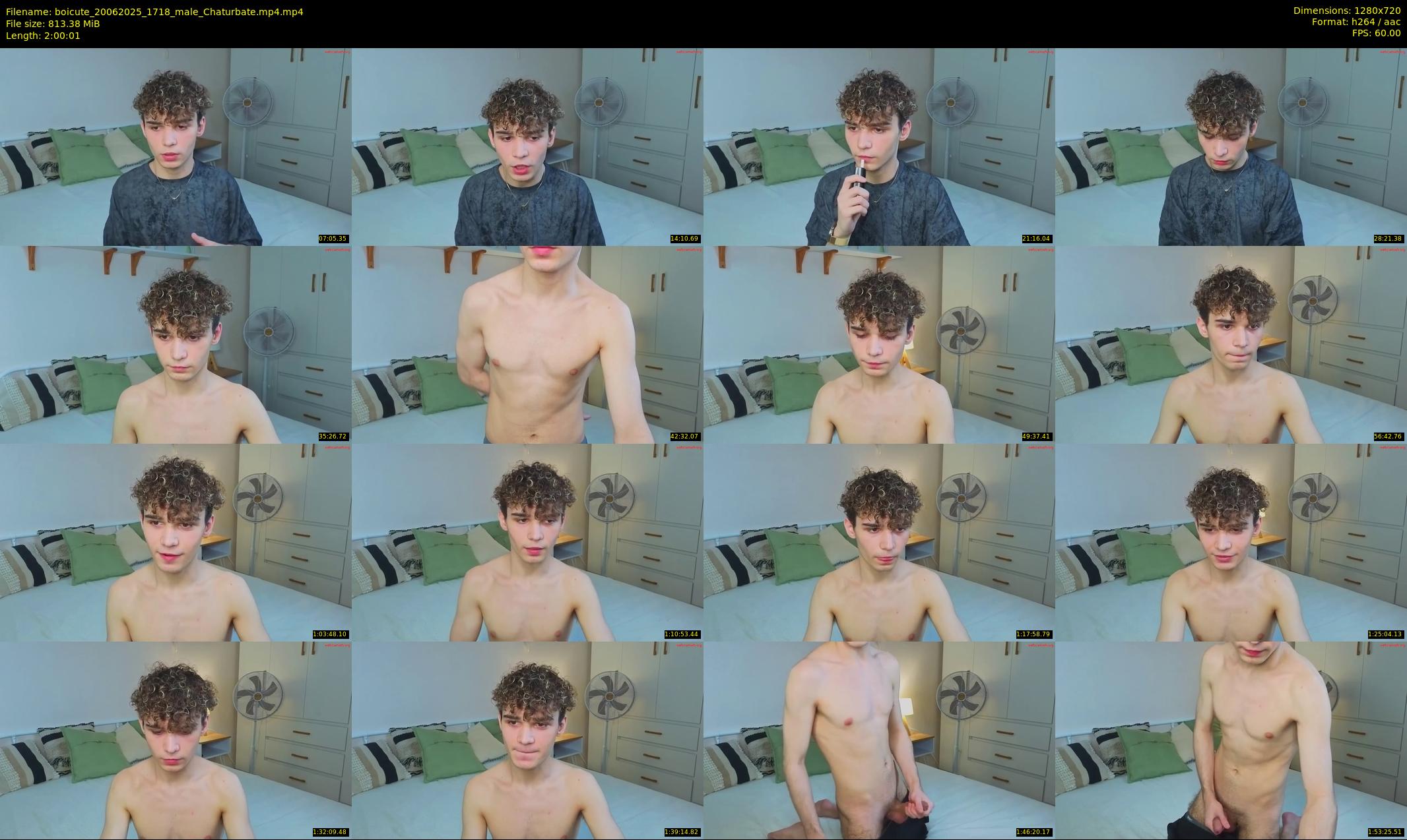 boicute — 121 minute Chaturbate male cam show recording, 720p, Jun 20, 2025
