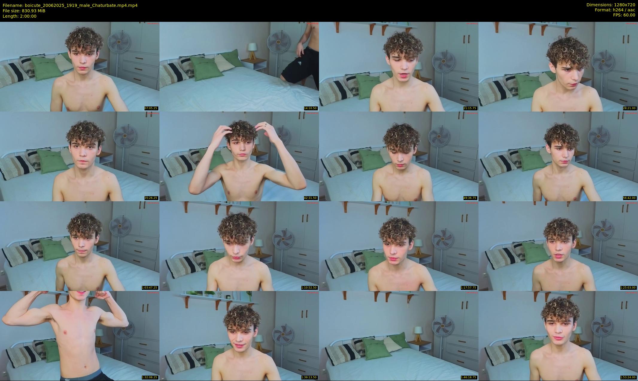 boicute — 120 minute Chaturbate male cam show recording, 720p, Jun 20, 2025