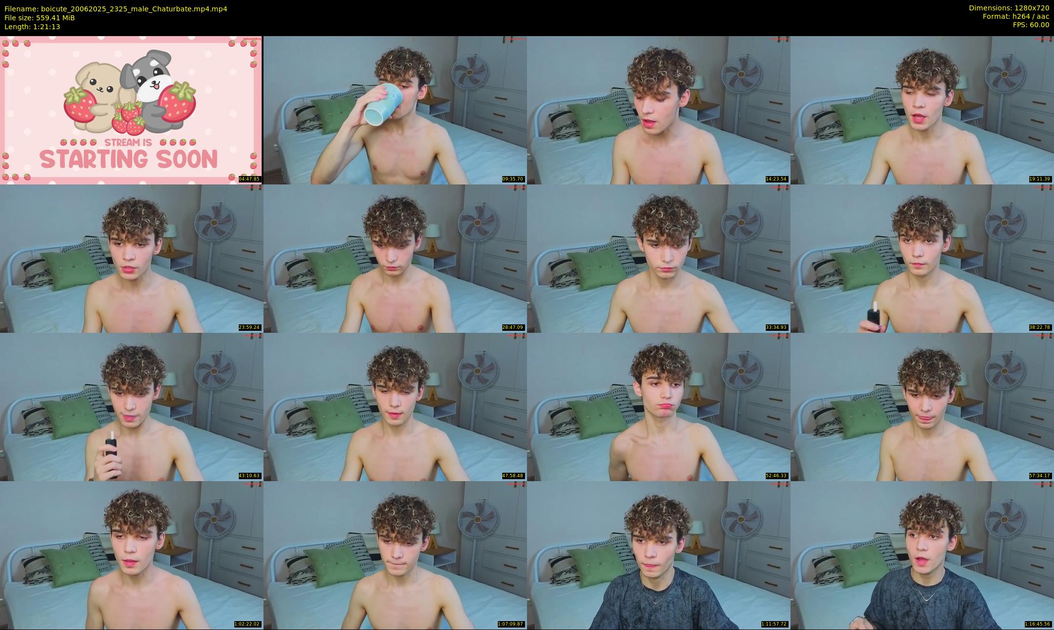 boicute — 82 minute Chaturbate male cam show recording, 720p, Jun 20, 2025