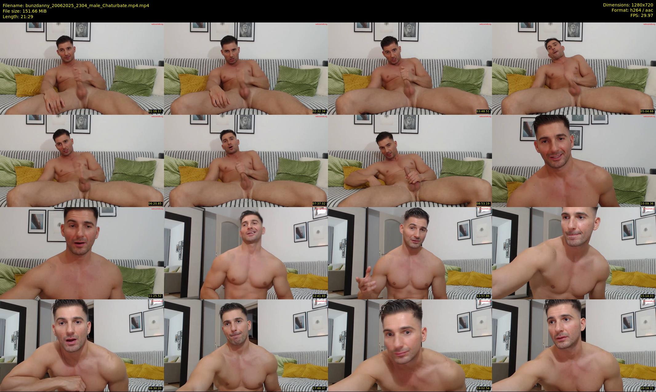 bunzdanny — 22 minute Chaturbate male cam show recording, 720p, Jun 20, 2025