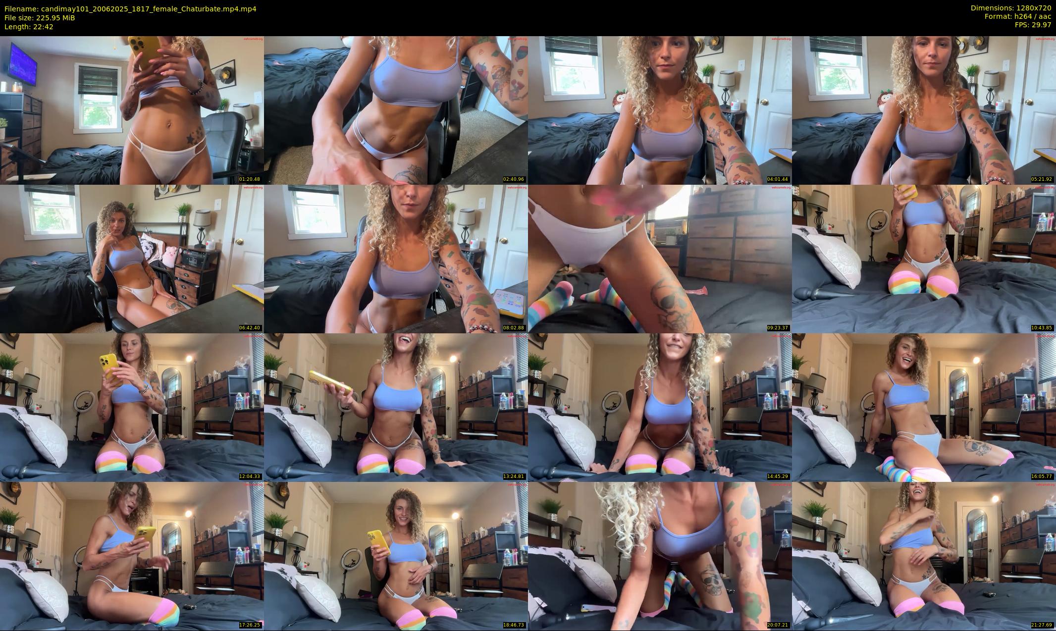 candimay101 — 23 minute Chaturbate female cam show recording, 720p, Jun 20, 2025