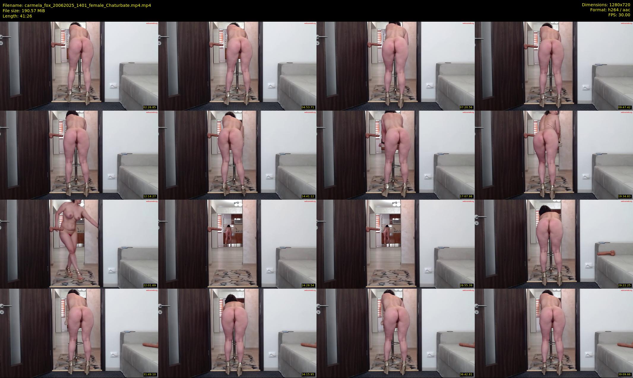carmela_fox — 42 minute Chaturbate female cam show recording, 720p, Jun 20, 2025