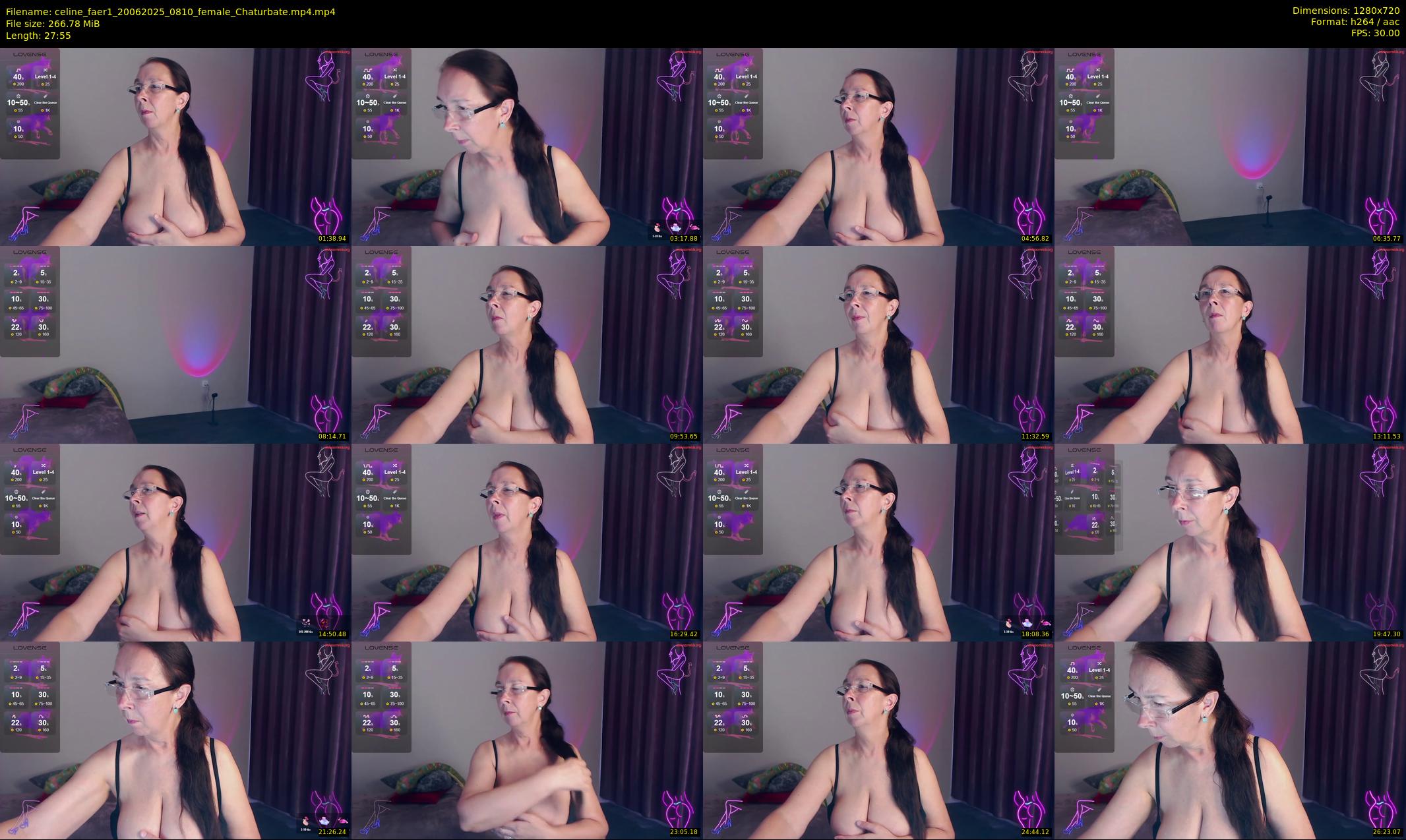 celine_faer1 — 28 minute Chaturbate female cam show recording, 720p, Jun 20, 2025