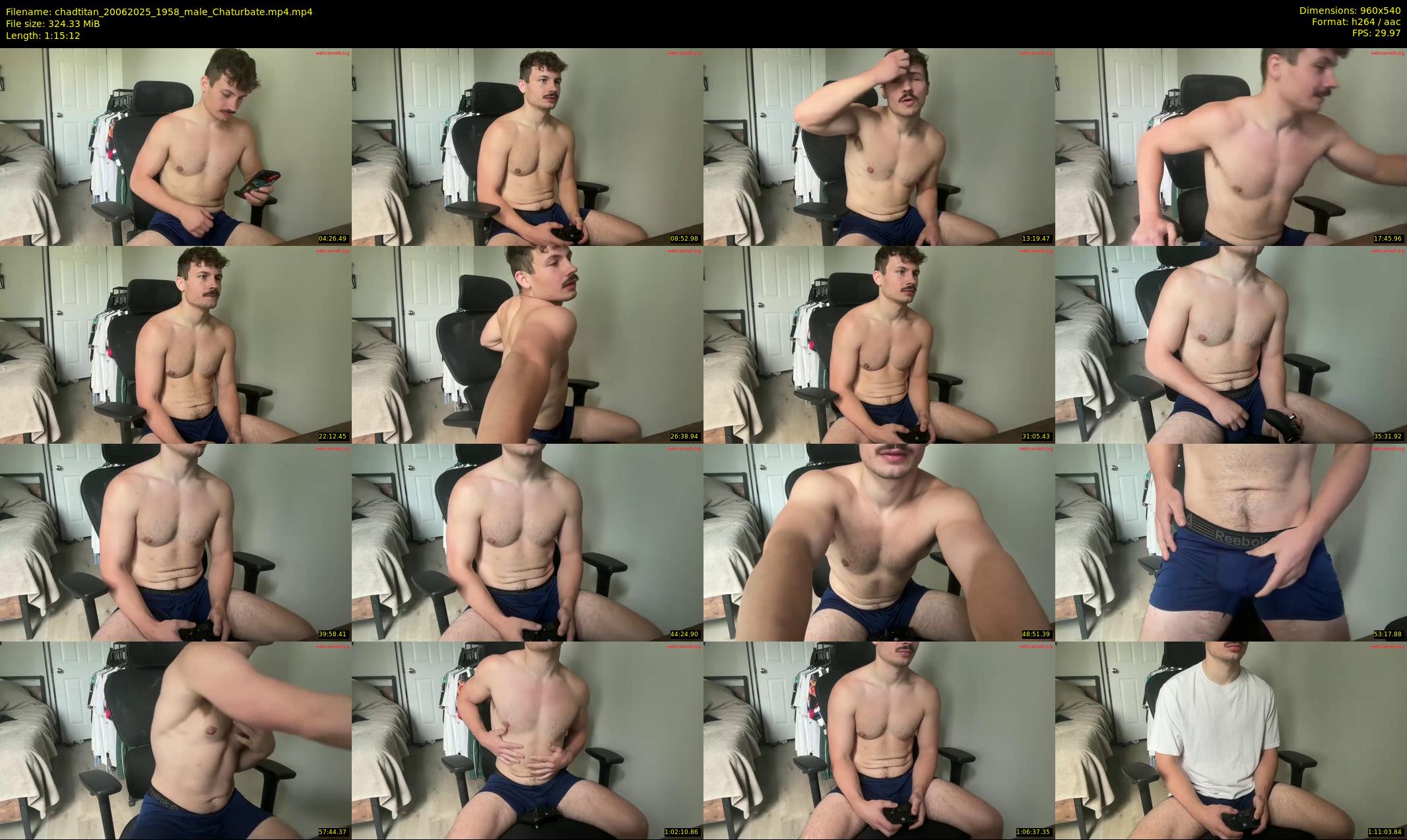 chadtitan — 76 minute Chaturbate male cam show recording, 480p, Jun 20, 2025