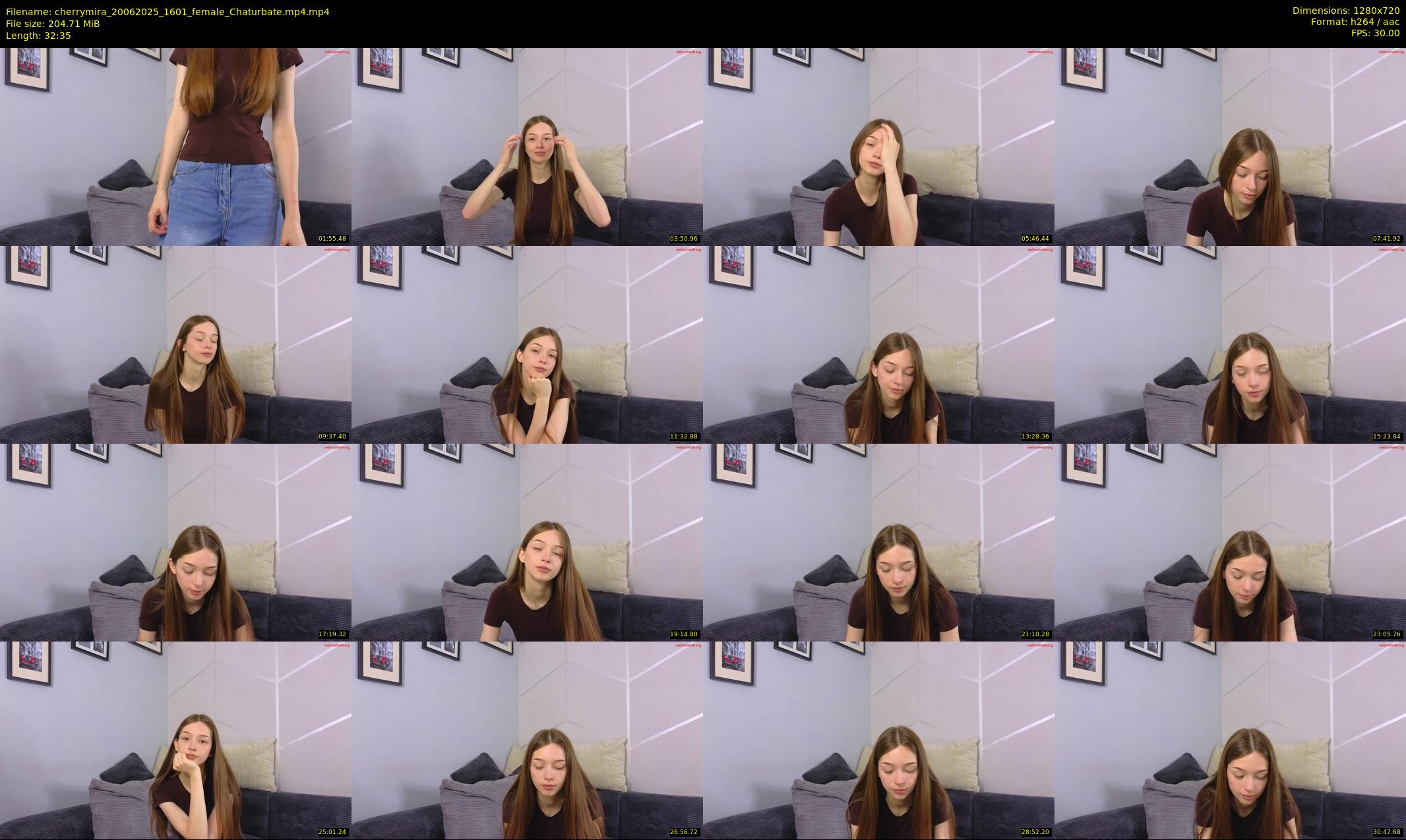 cherrymira — 33 minute Chaturbate female cam show recording, 720p, Jun 20, 2025