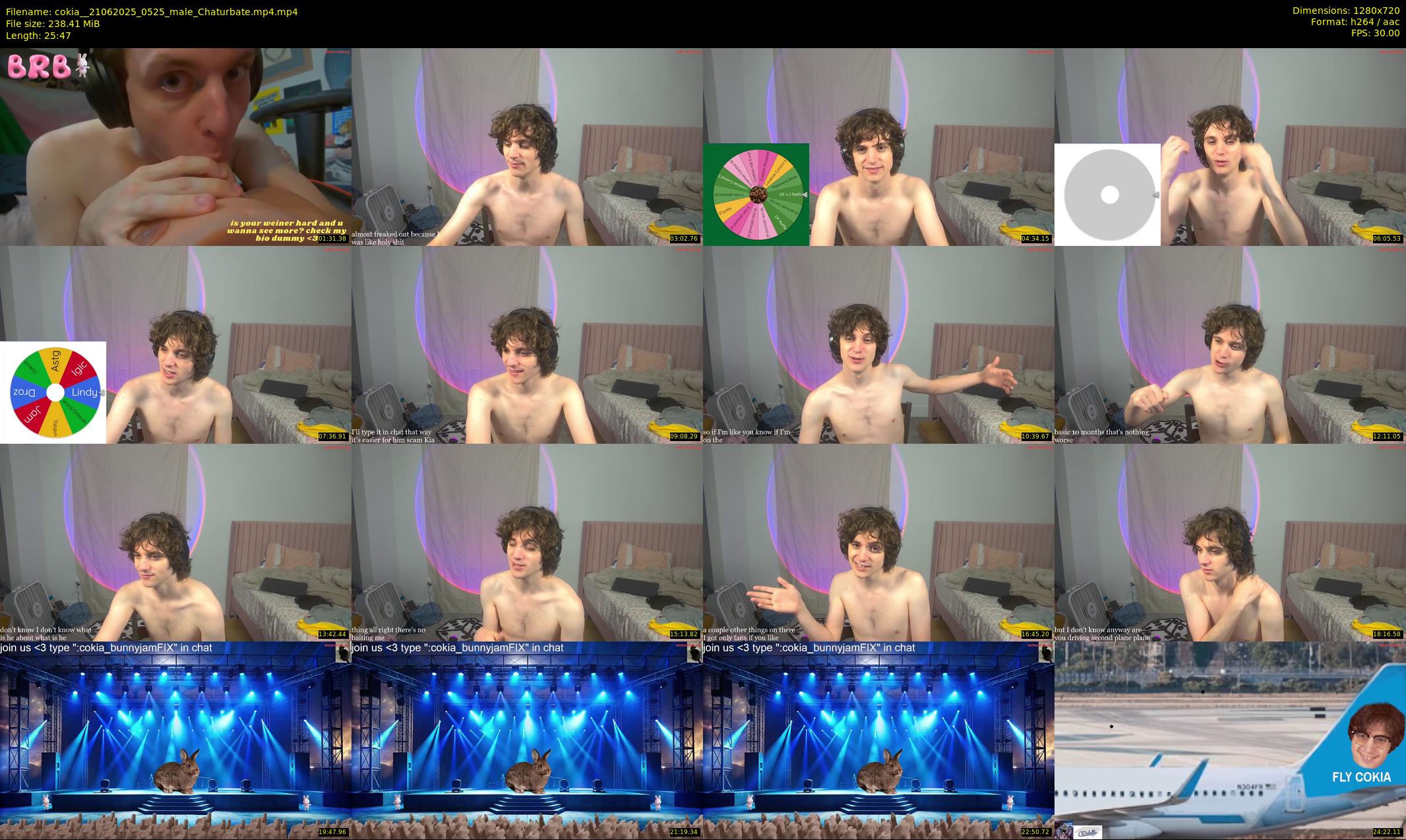 cokia_ — 26 minute Chaturbate male cam show recording, 720p, Jun 21, 2025