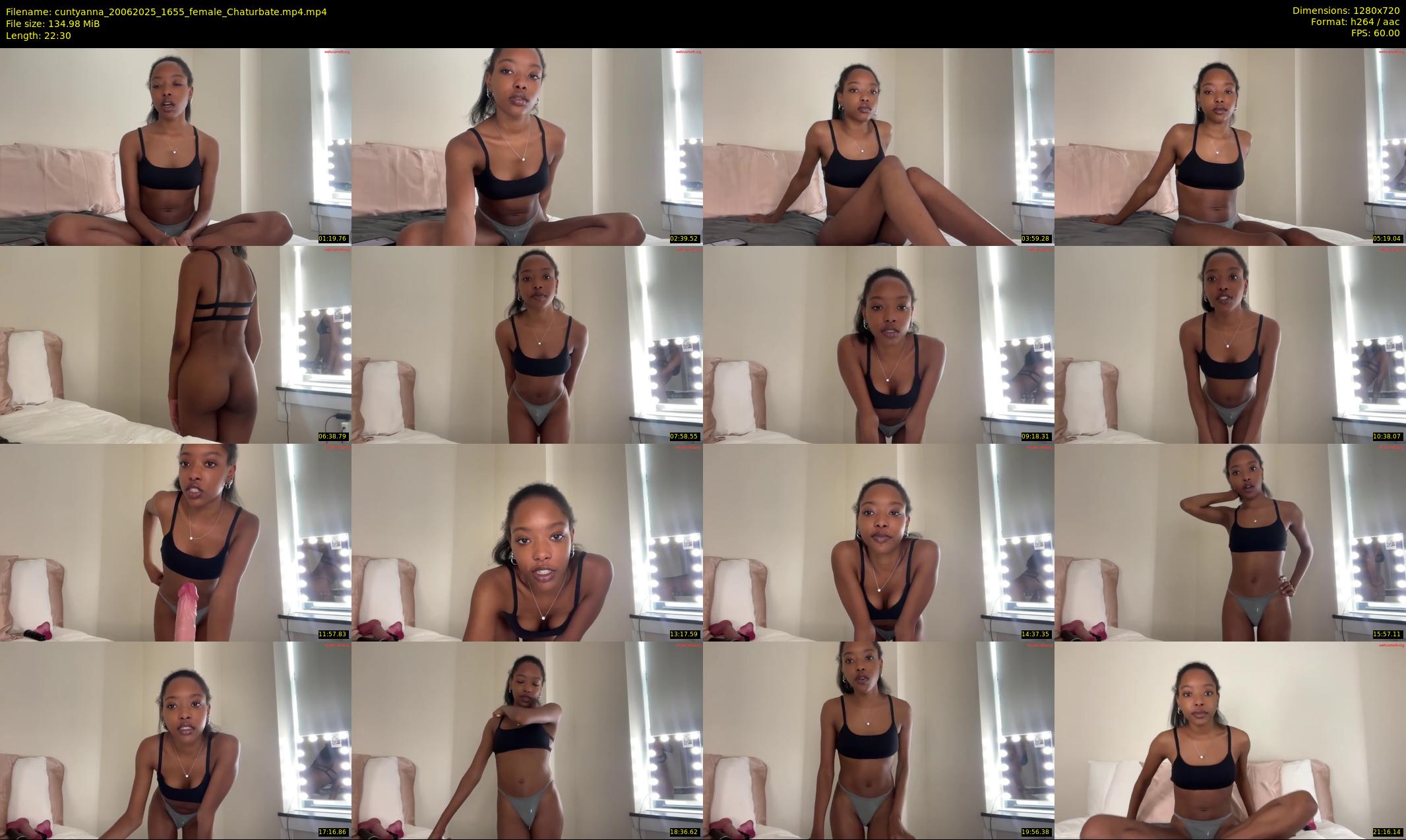 cuntyanna — 23 minute Chaturbate female cam show recording, 720p, Jun 20, 2025