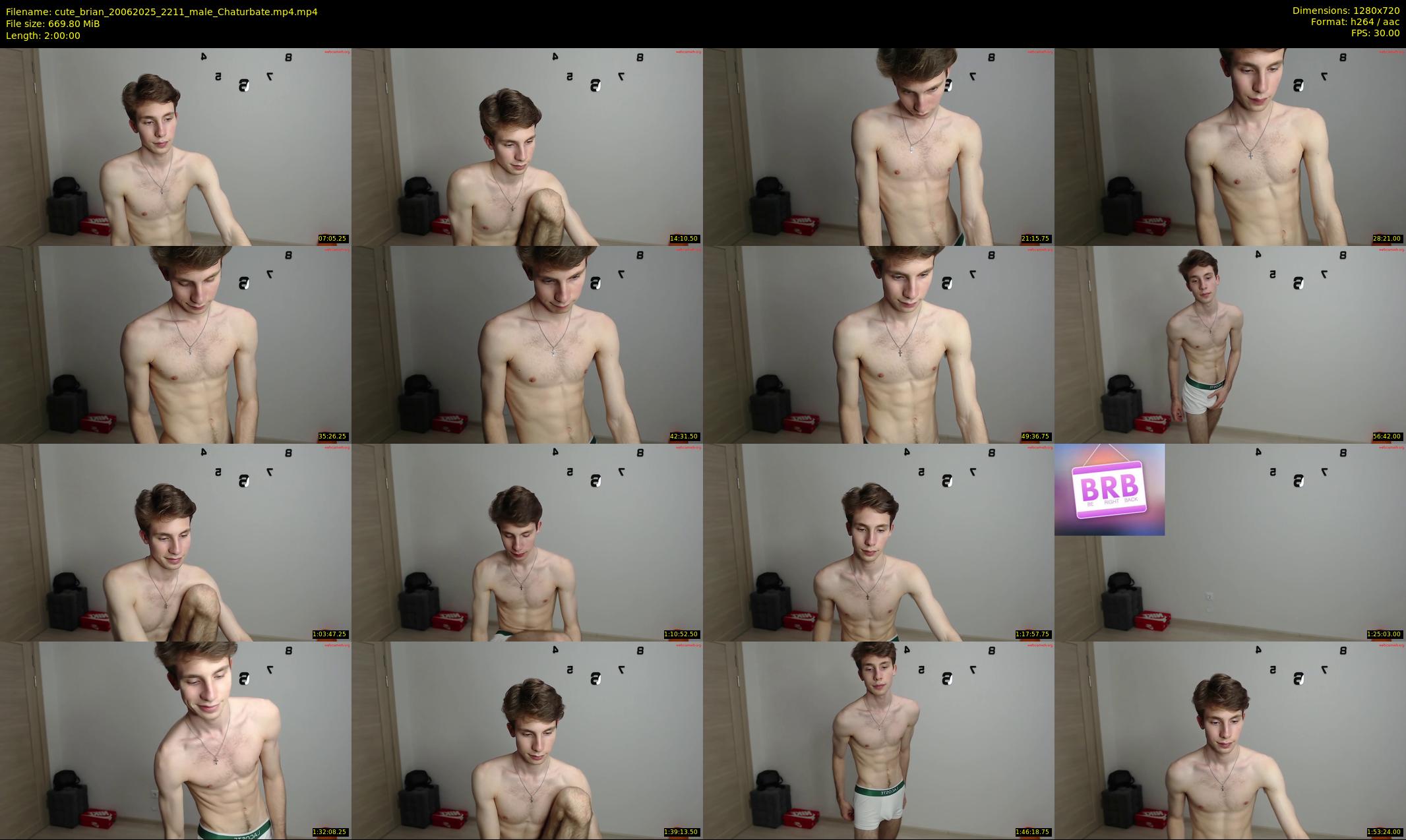cute_brian — 120 minute Chaturbate male cam show recording, 720p, Jun 20, 2025