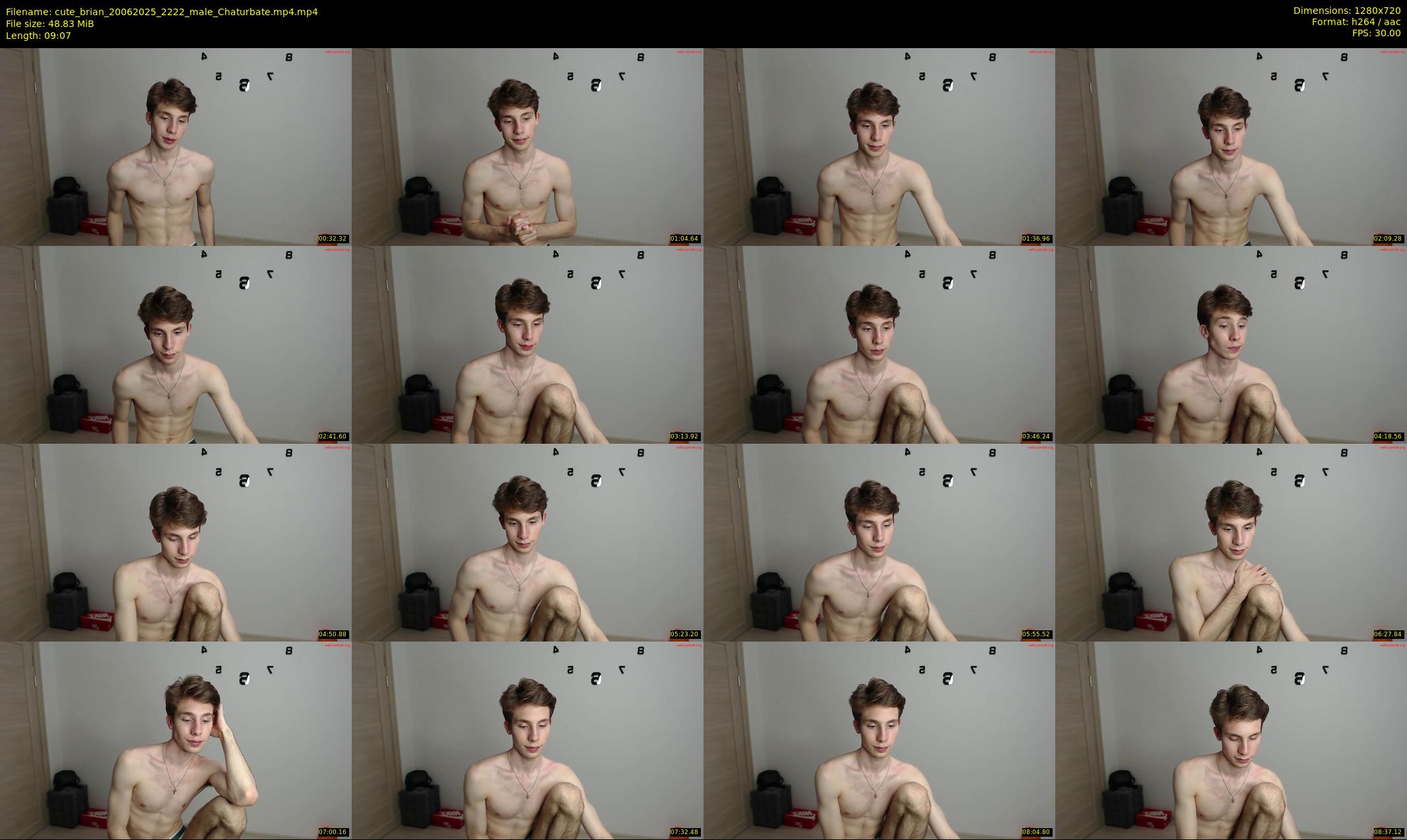cute_brian — 10 minute Chaturbate male cam show recording, 720p, Jun 20, 2025