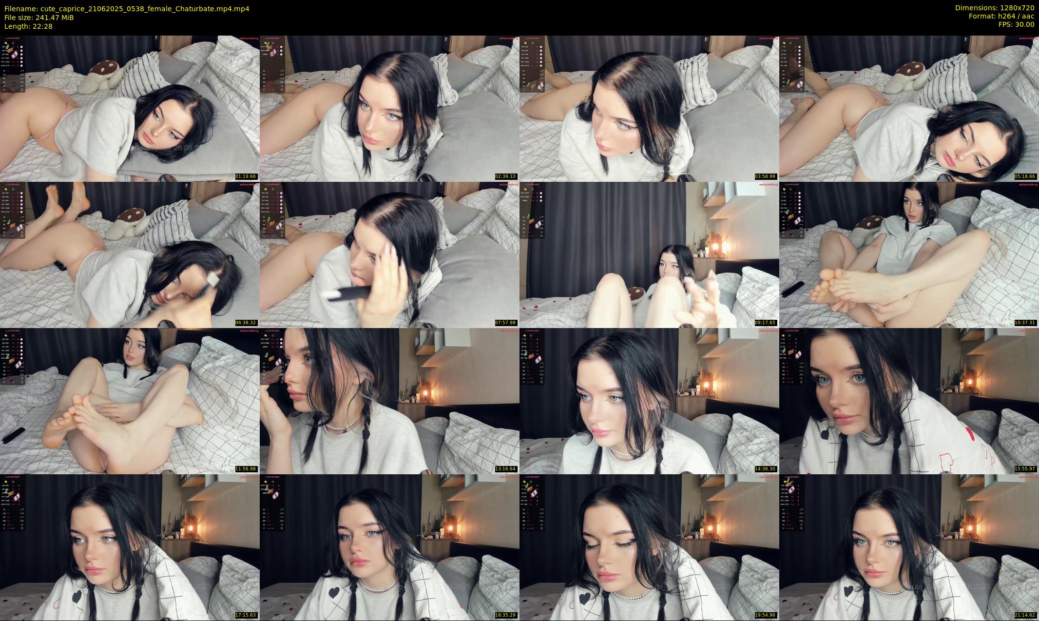 cute_caprice — 23 minute Chaturbate female cam show recording, 720p, Jun 21, 2025