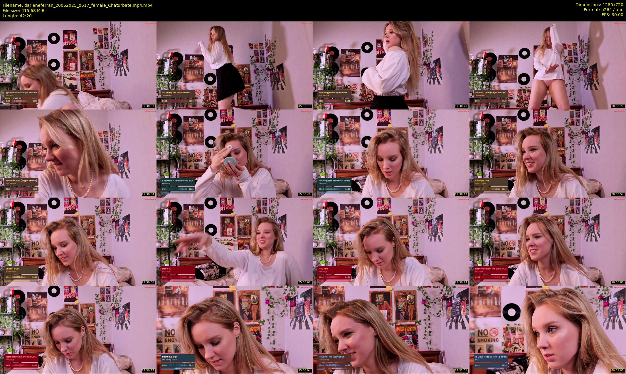 darleneferran — 43 minute Chaturbate female cam show recording, 720p, Jun 20, 2025