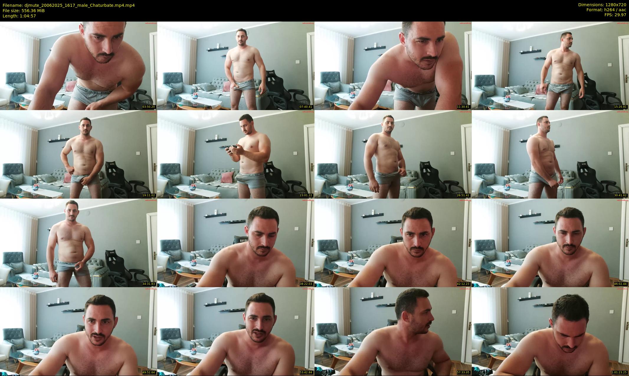 djmute — 65 minute Chaturbate male cam show recording, 720p, Jun 20, 2025