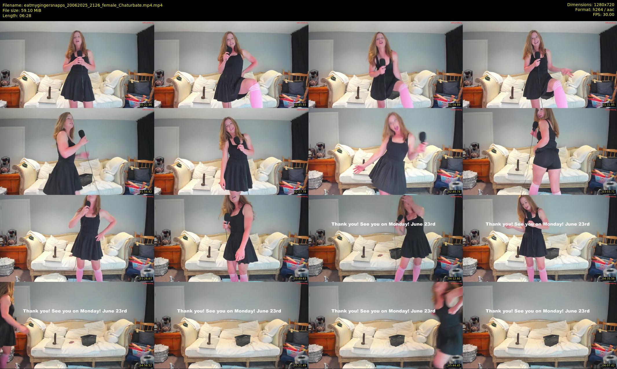 eatmygingersnapps — 7 minute Chaturbate female cam show recording, 720p, Jun 20, 2025