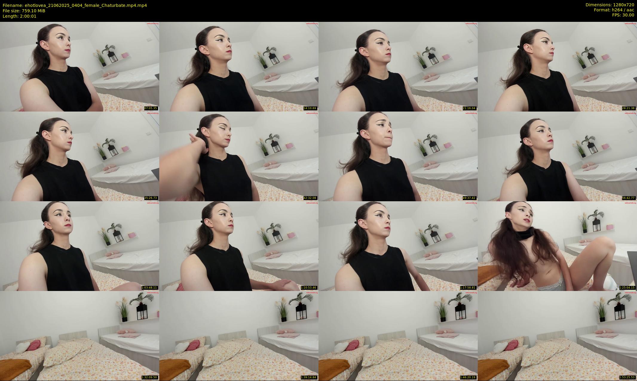 ehotlovea — 121 minute Chaturbate female cam show recording, 720p, Jun 21, 2025