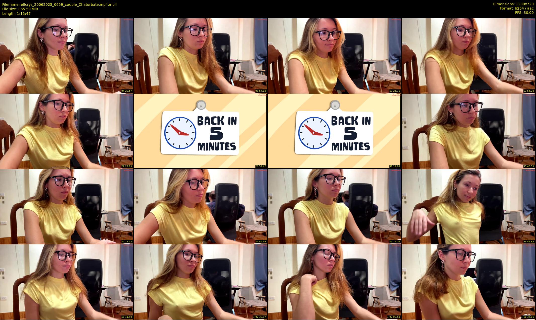 ellcrys — 76 minute Chaturbate couple cam show recording, 720p, Jun 20, 2025